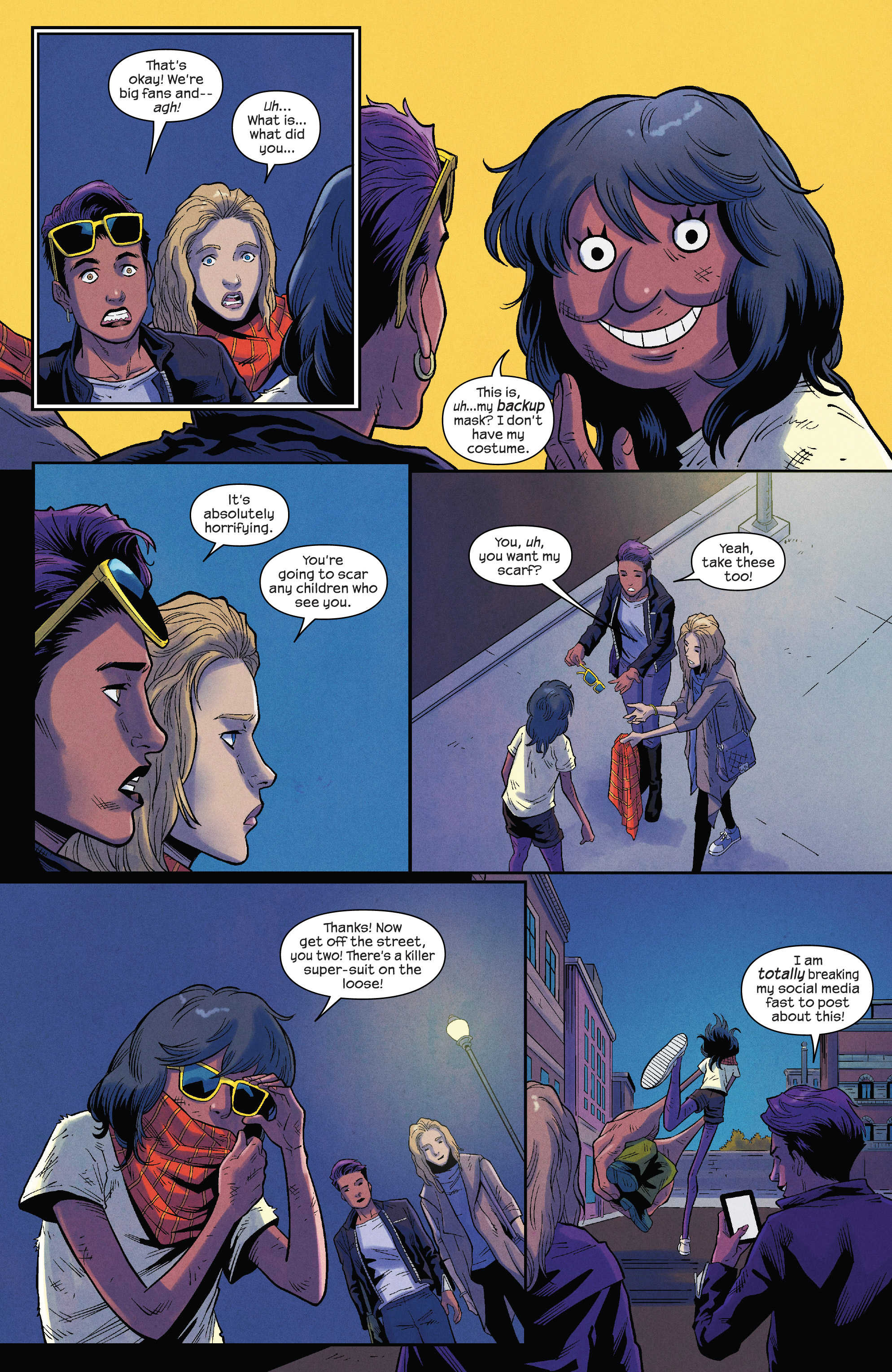 Read online Magnificent Ms. Marvel comic -  Issue #11 - 12