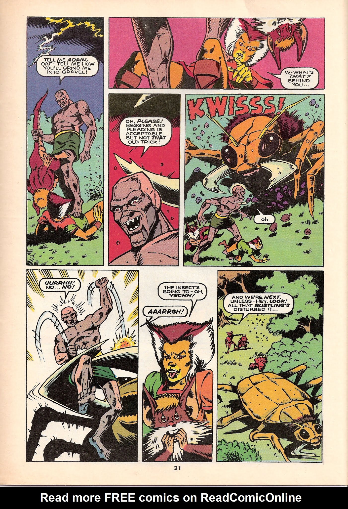 Read online ThunderCats (1987) comic -  Issue #98 - 20