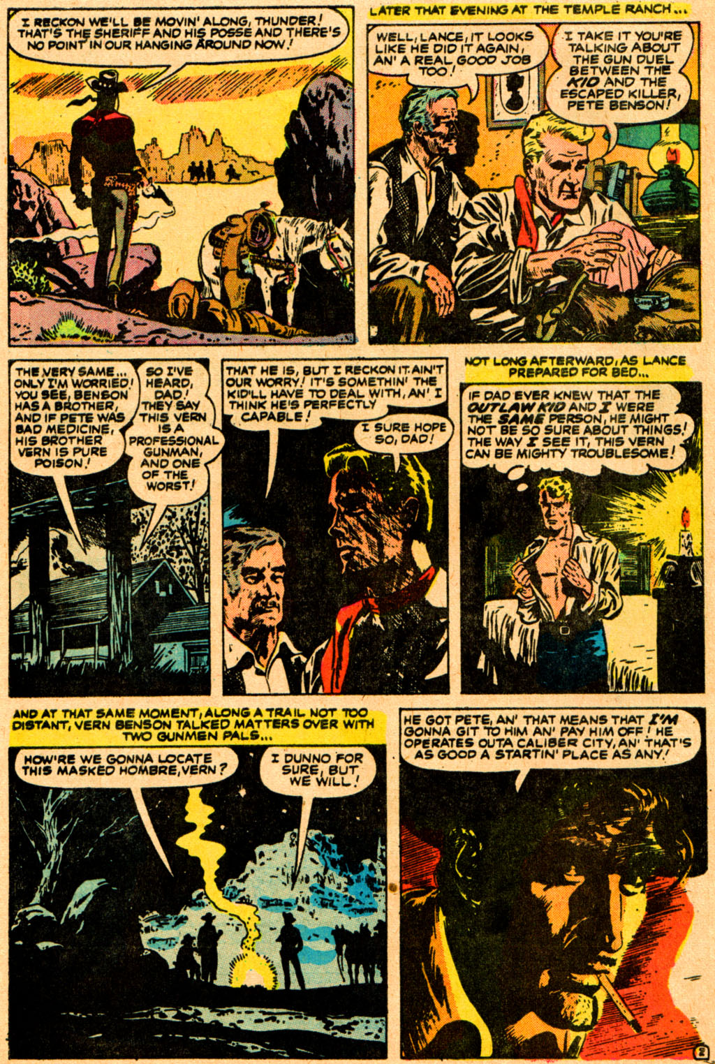 Read online The Outlaw Kid (1970) comic -  Issue #17 - 19