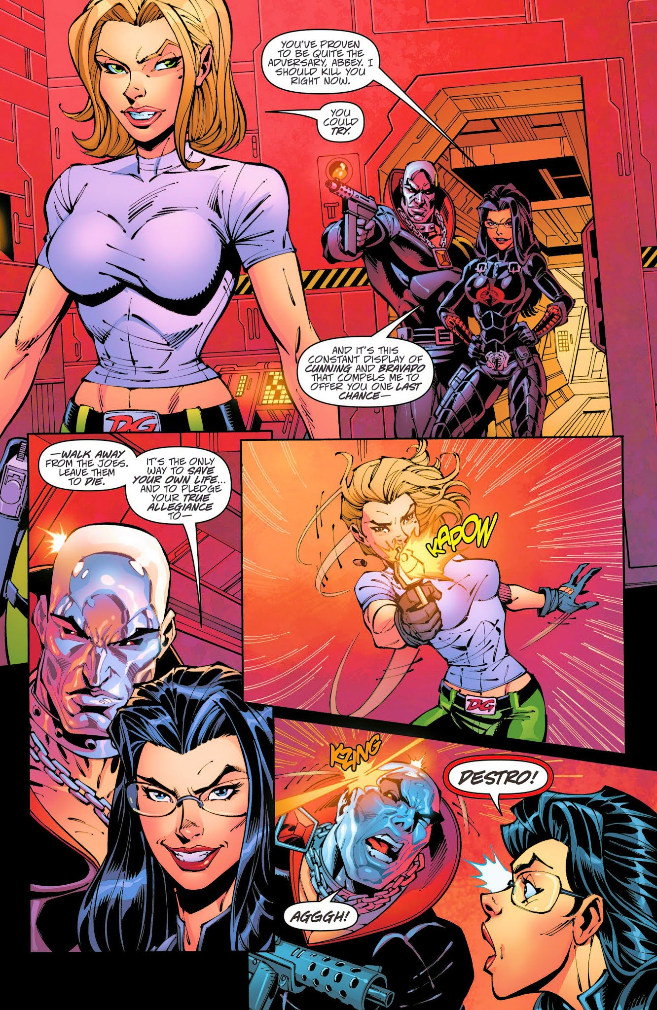 Read online Danger Girl/G.I. Joe comic -  Issue #5 - 12