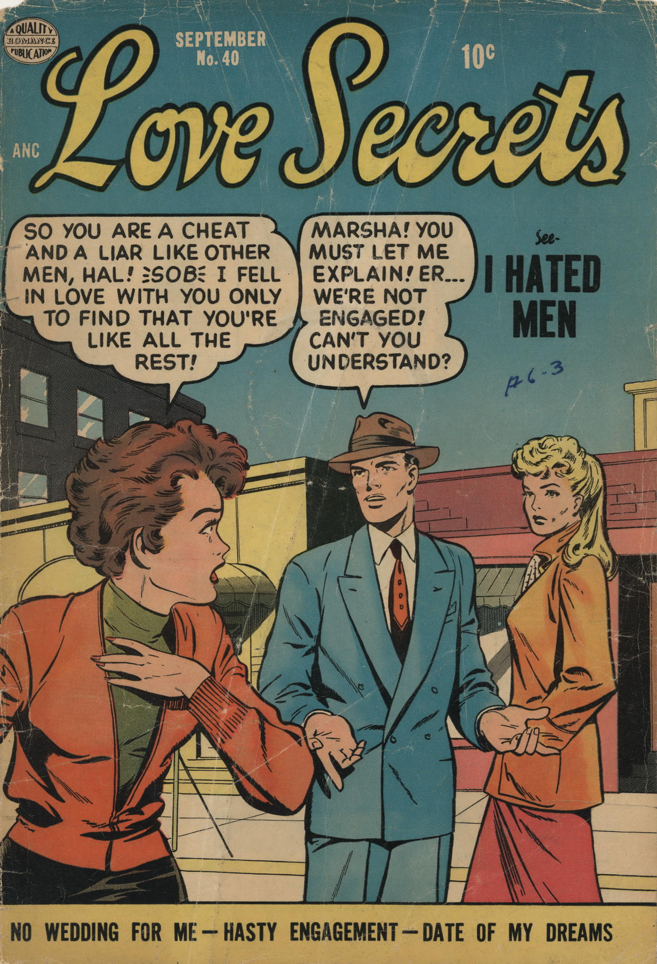 Read online Love Secrets (1953) comic -  Issue #40 - 1