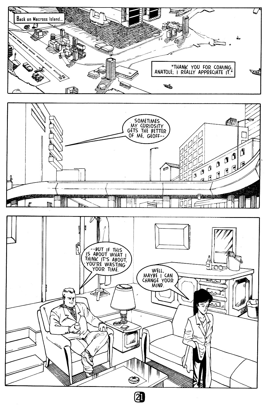 Read online Robotech: Return to Macross comic -  Issue #21 - 23