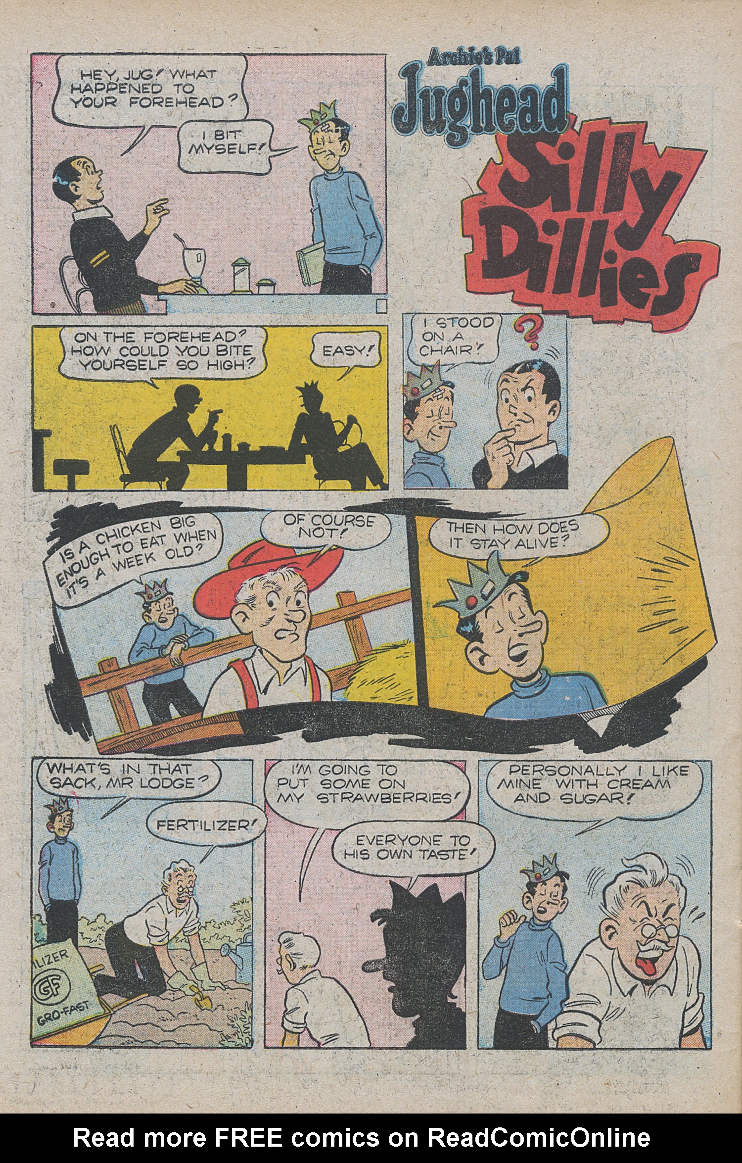 Read online Archie's Pal Jughead comic -  Issue #32 - 34