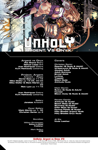 Unholy: Argent vs Onyx issue 0 - Page 2