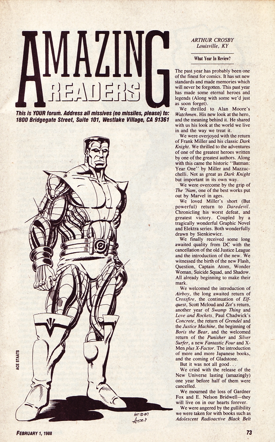 Read online Amazing Heroes comic -  Issue #134 - 73