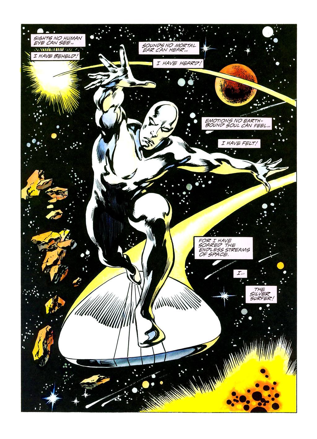 Read online Marvel Graphic Novel comic -  Issue #38 - Silver Surfer - Judgment Day - 4