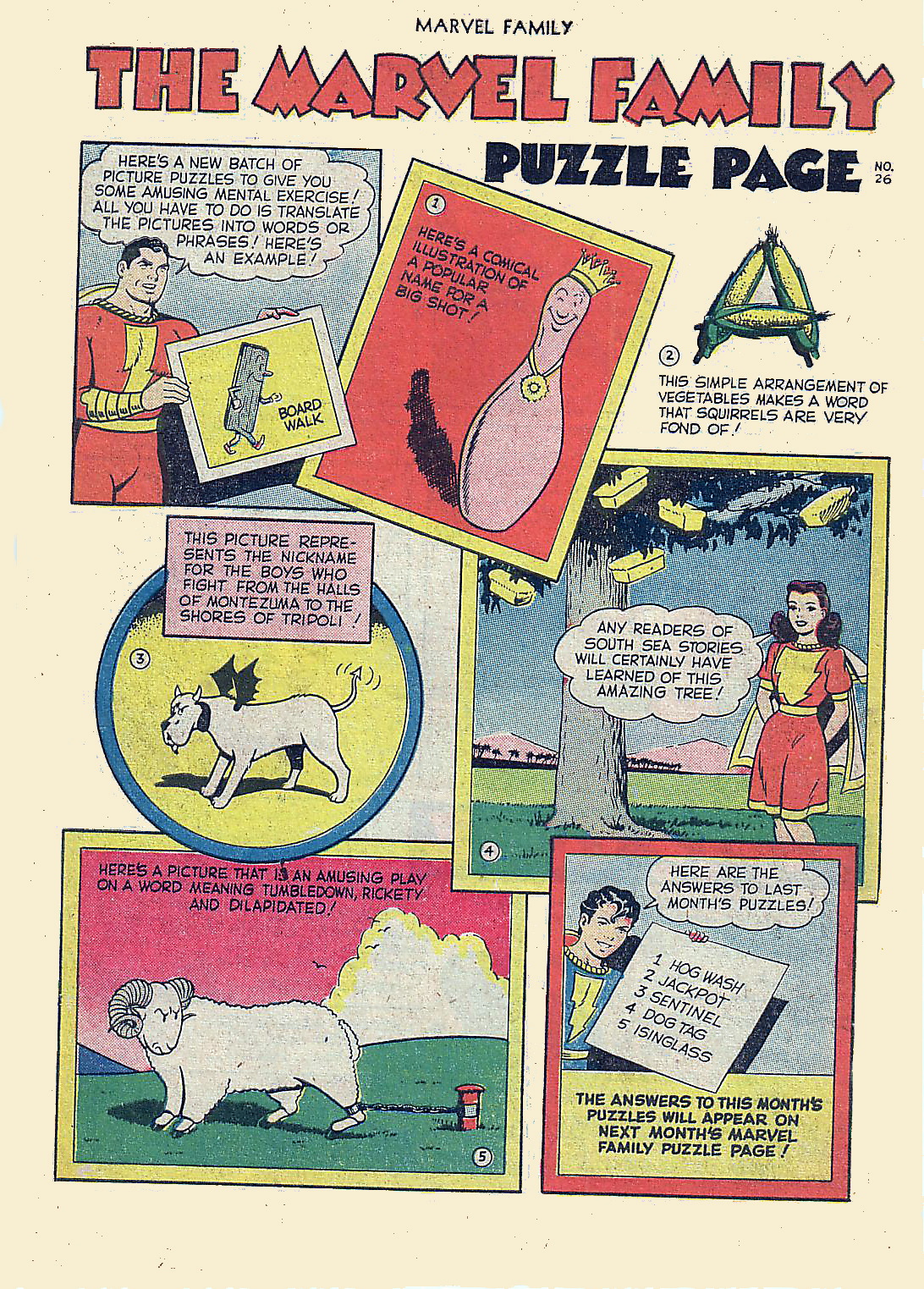 Read online The Marvel Family comic -  Issue #46 - 50