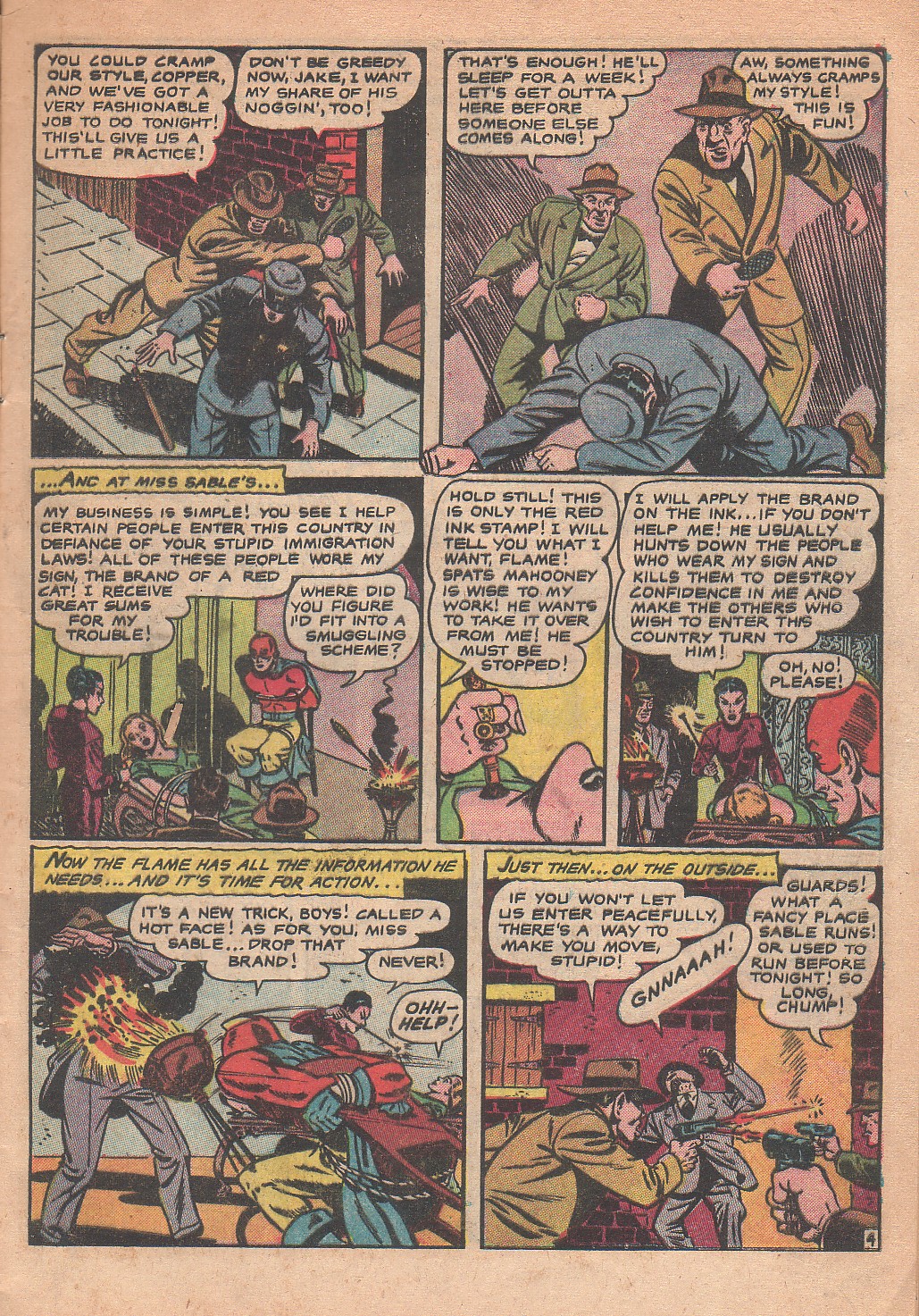 Read online The Flame comic -  Issue #1 - 7
