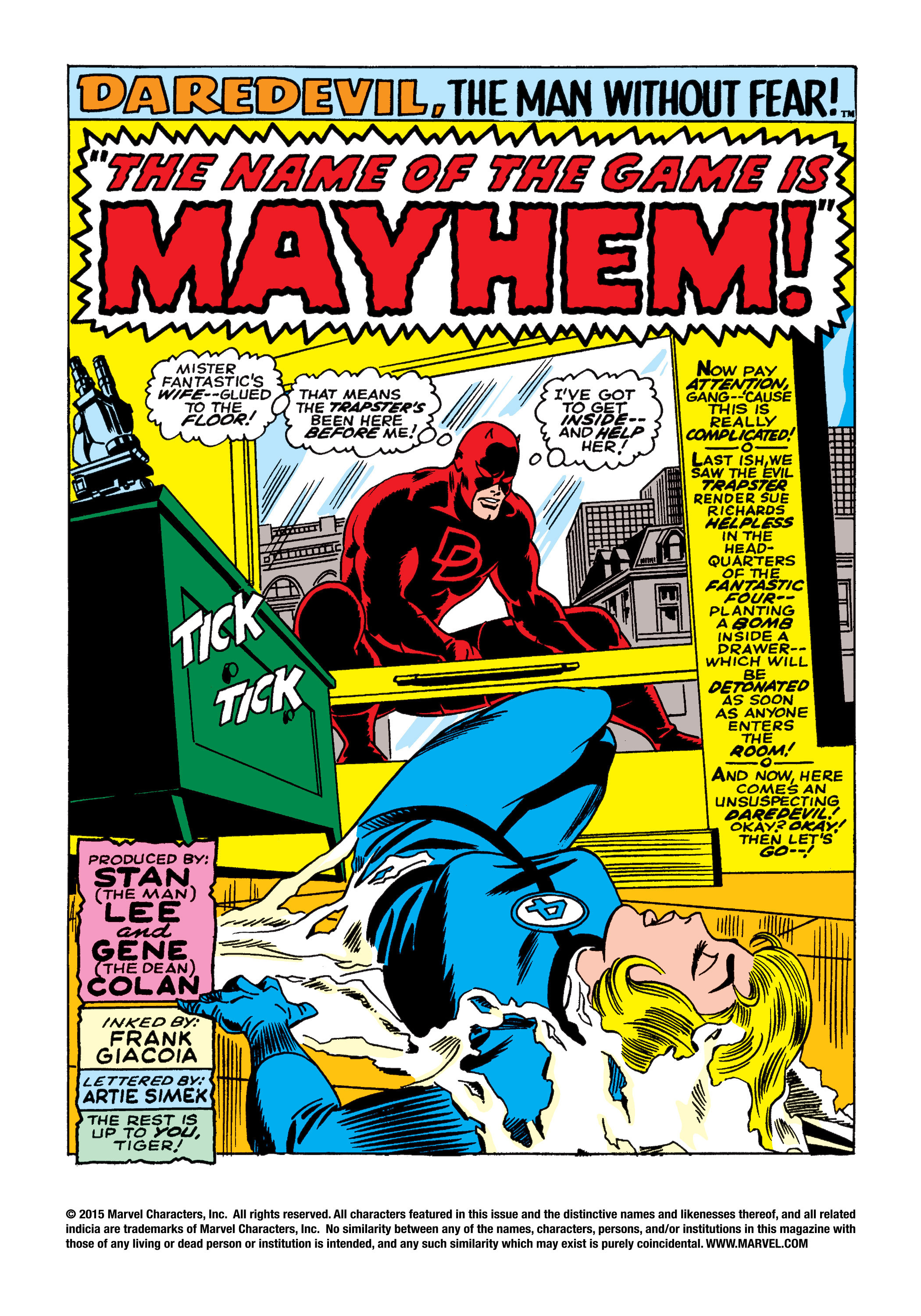 Read online Marvel Masterworks: Daredevil comic -  Issue # TPB 4 (Part 1) - 70