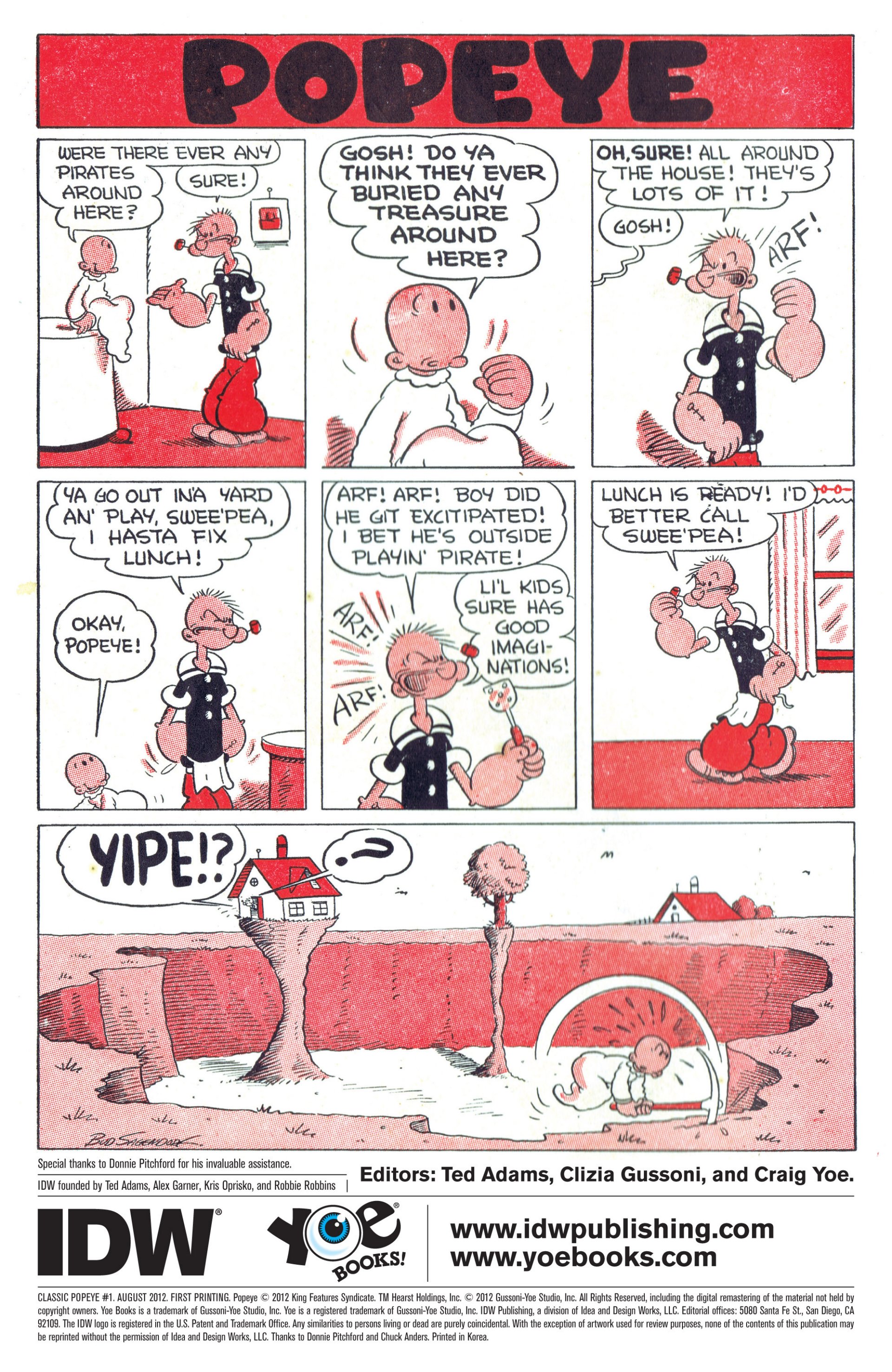 Read online Classic Popeye comic -  Issue #1 - 2