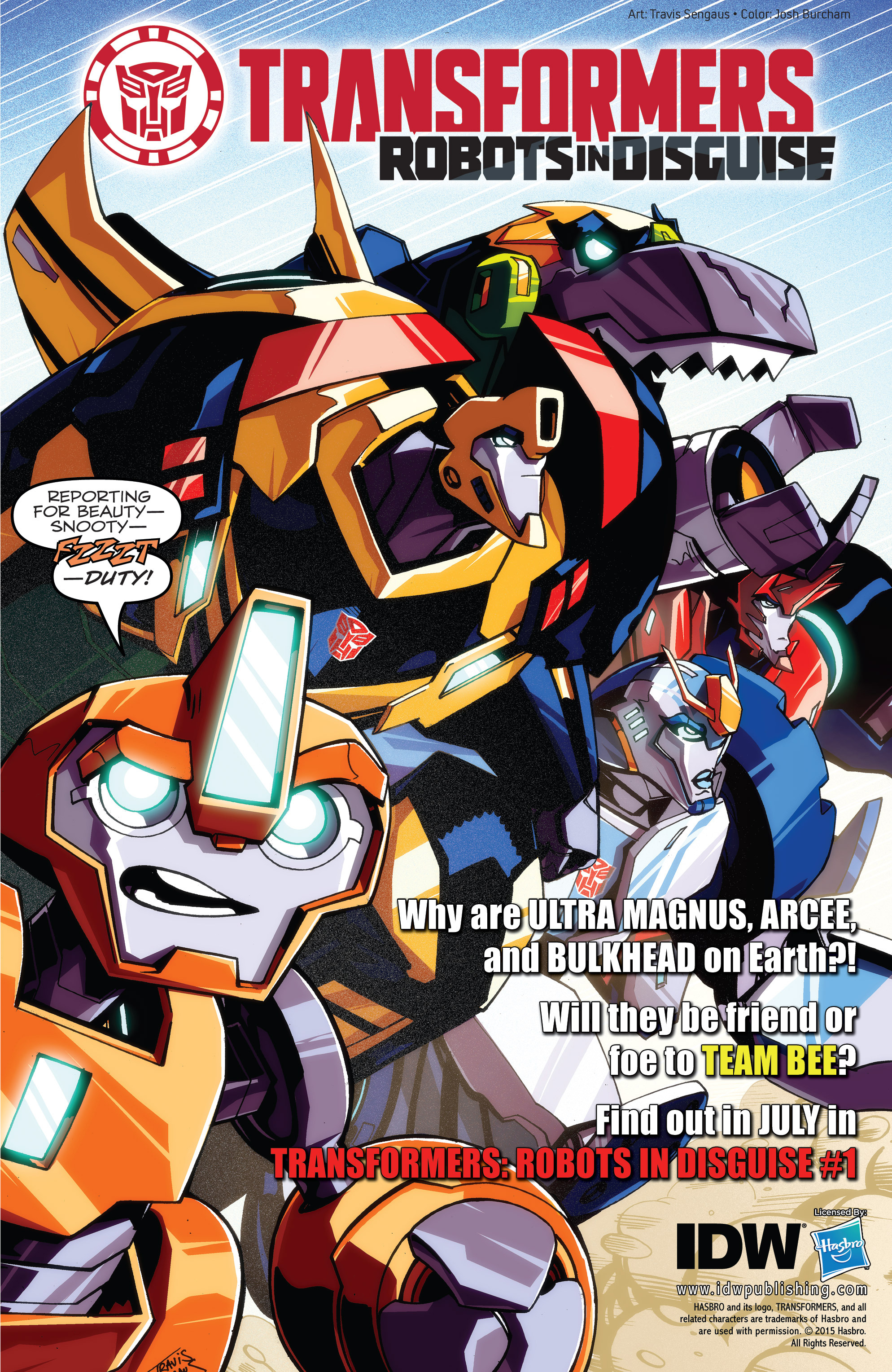 Read online Free Comic Book Day 2015 comic -  Issue # Transformers Robots In Disguise - 18