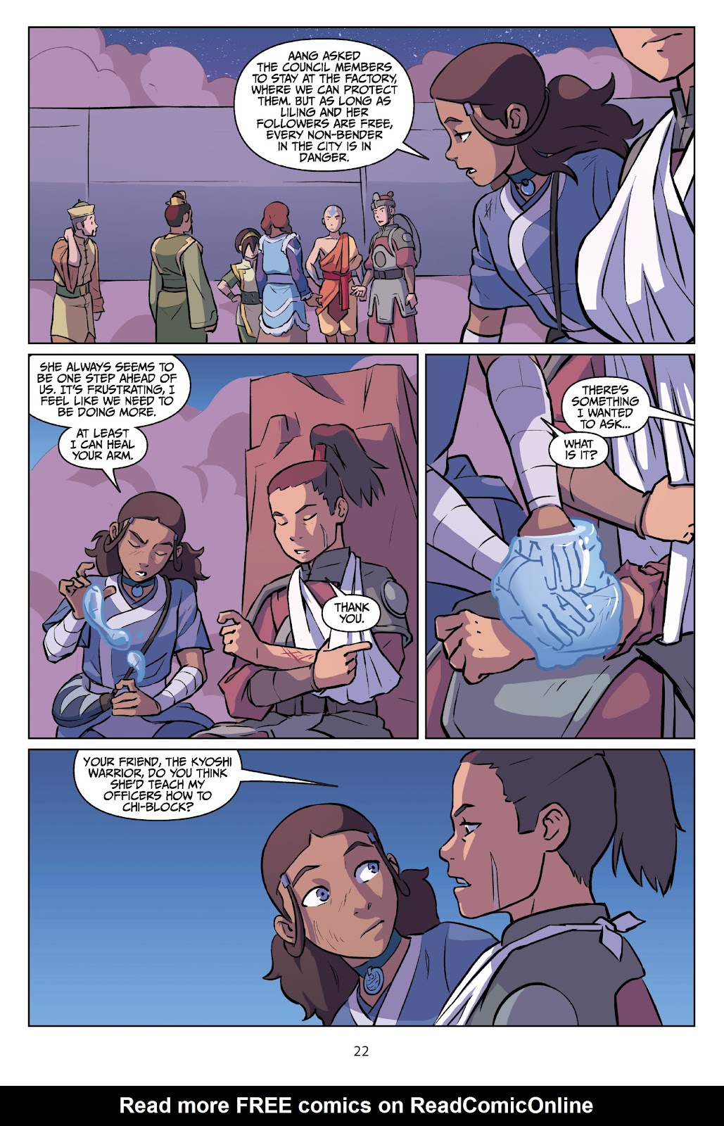 Read online Nickelodeon Avatar: The Last Airbender - Imbalance comic -  Issue # TPB 3 - 23