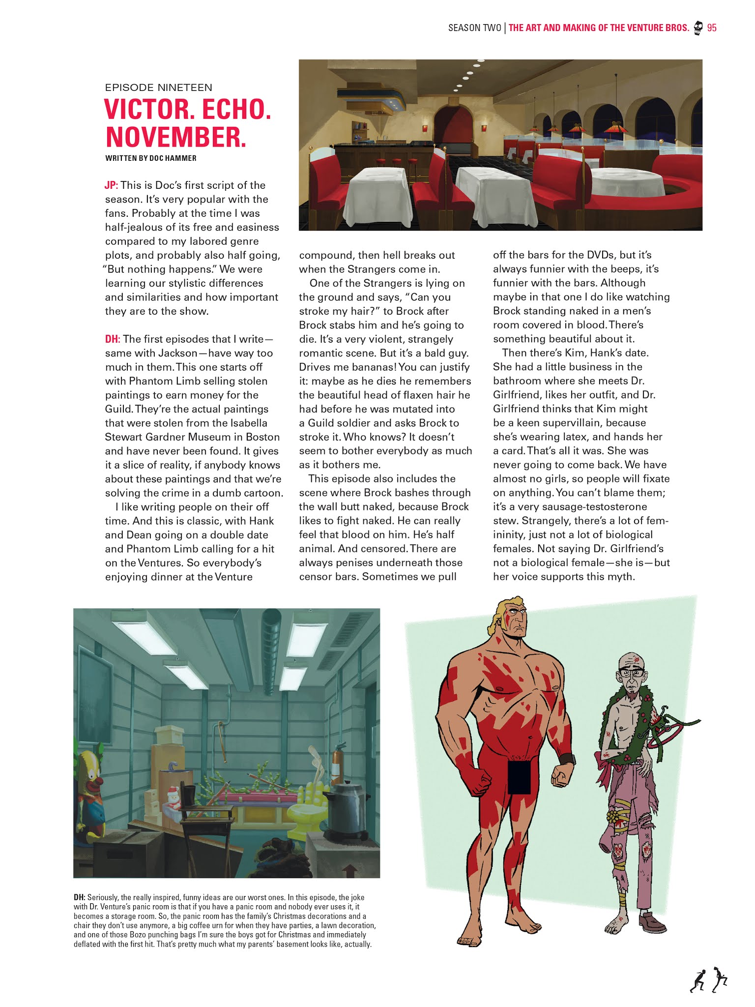 Read online Go Team Venture!: The Art and Making of The Venture Bros. comic -  Issue # TPB (Part 1) - 95
