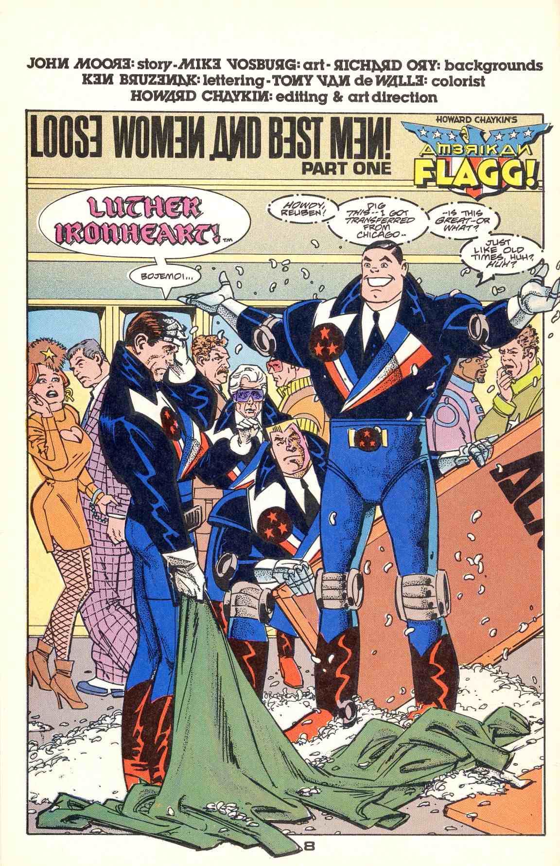 Read online Howard Chaykin's American Flagg comic -  Issue #9 - 10