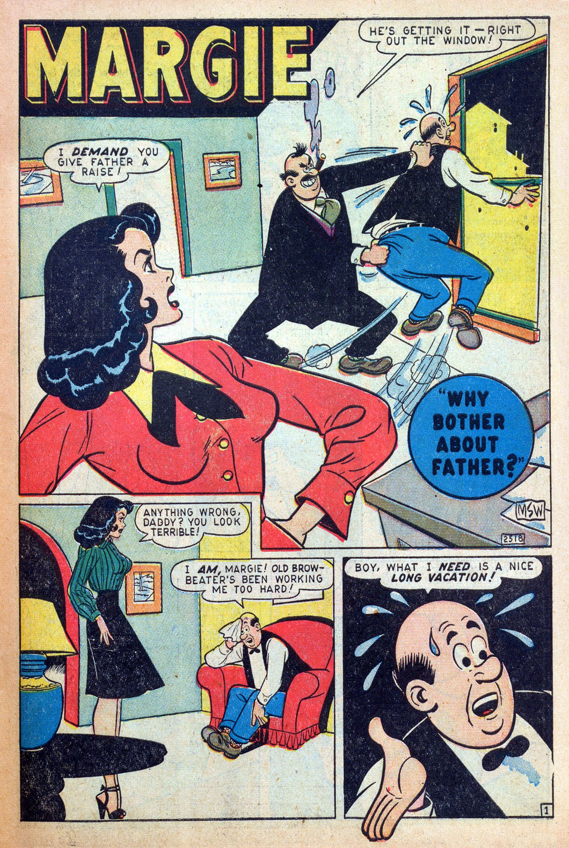 Read online Margie Comics comic -  Issue #41 - 43
