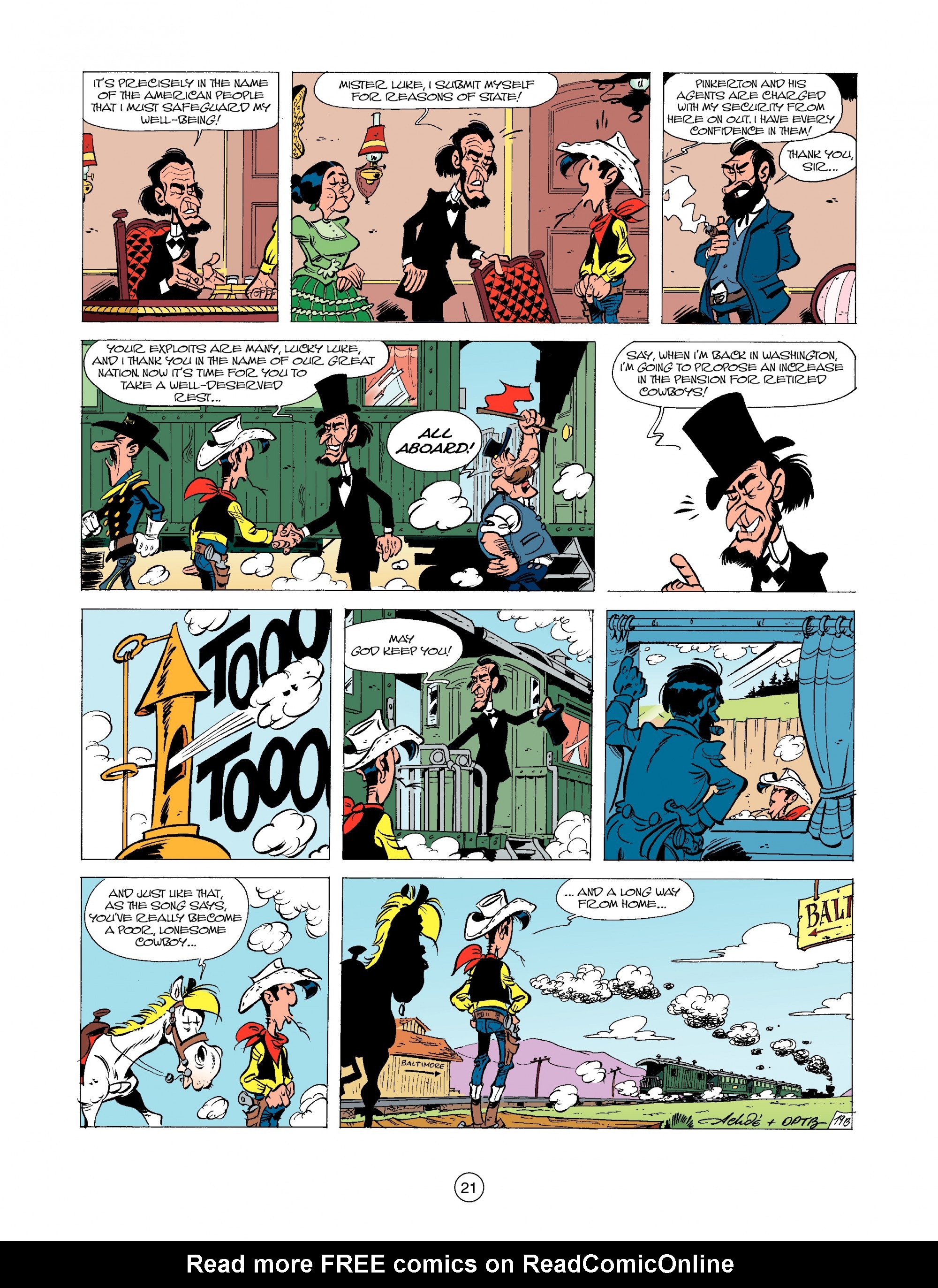 Read online A Lucky Luke Adventure comic -  Issue #31 - 21