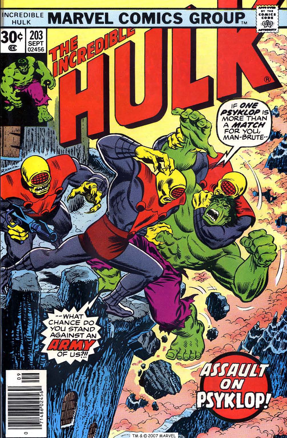 Read online The Incredible Hulk (1968) comic -  Issue #203 - 1