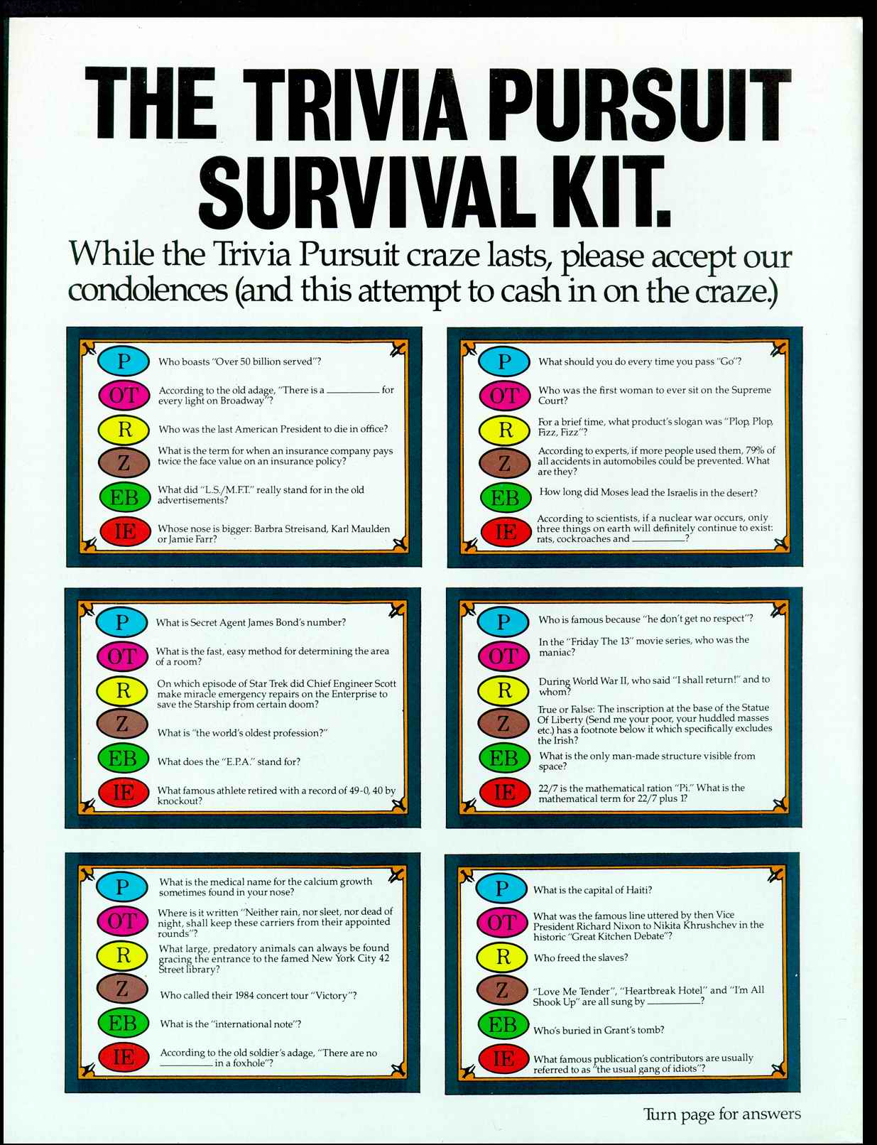 Read online MAD comic -  Issue #256 - 52