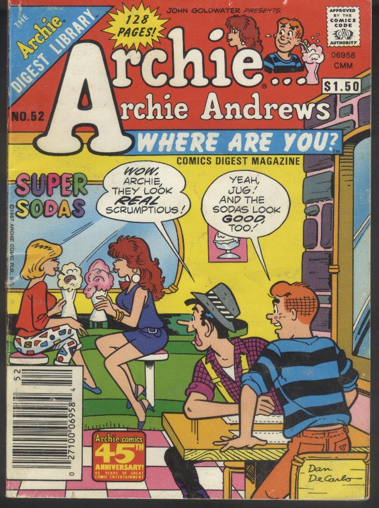 Read online Archie...Archie Andrews, Where Are You? Digest Magazine comic -  Issue #52 - 1
