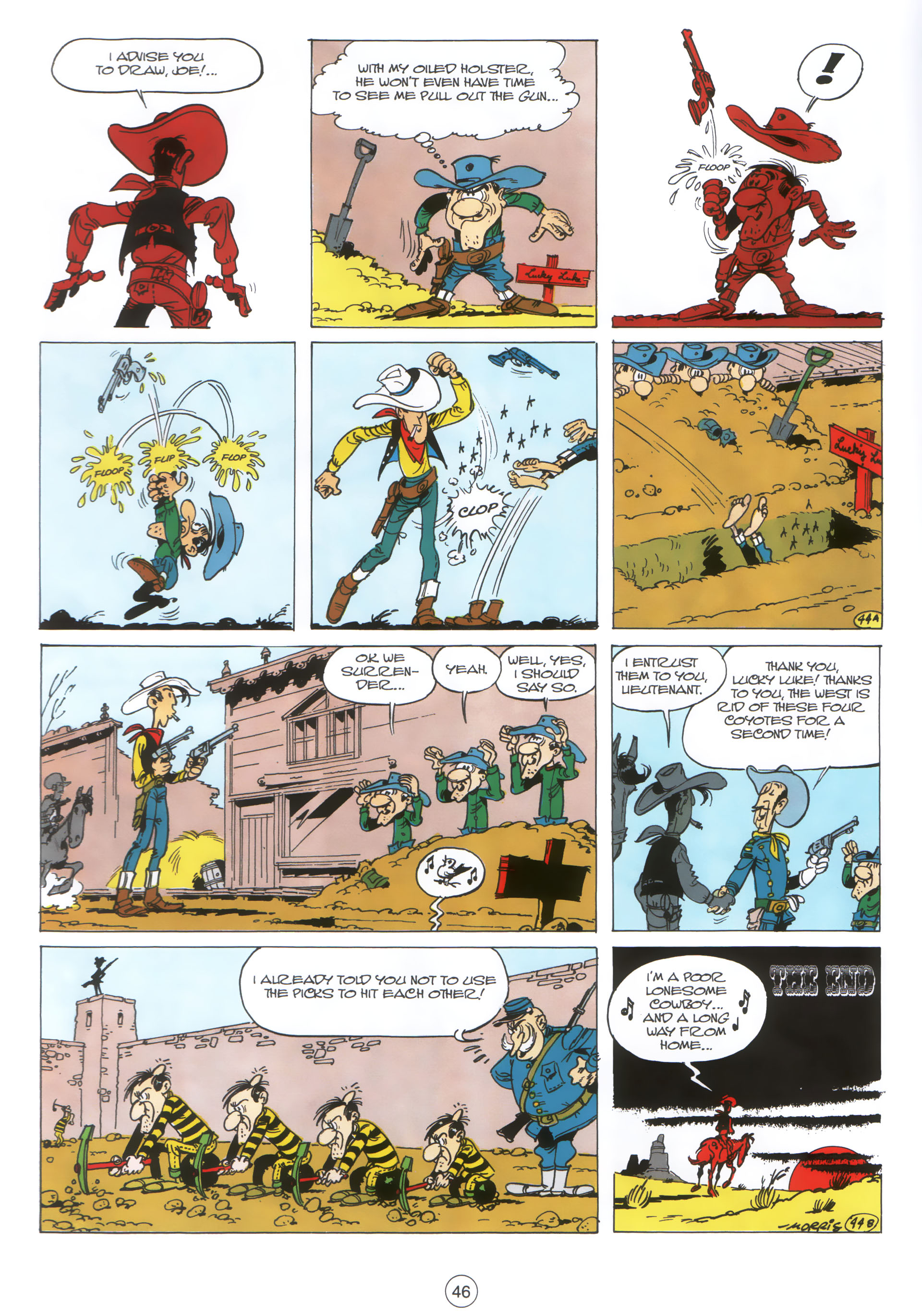 Read online A Lucky Luke Adventure comic -  Issue #30 - 45