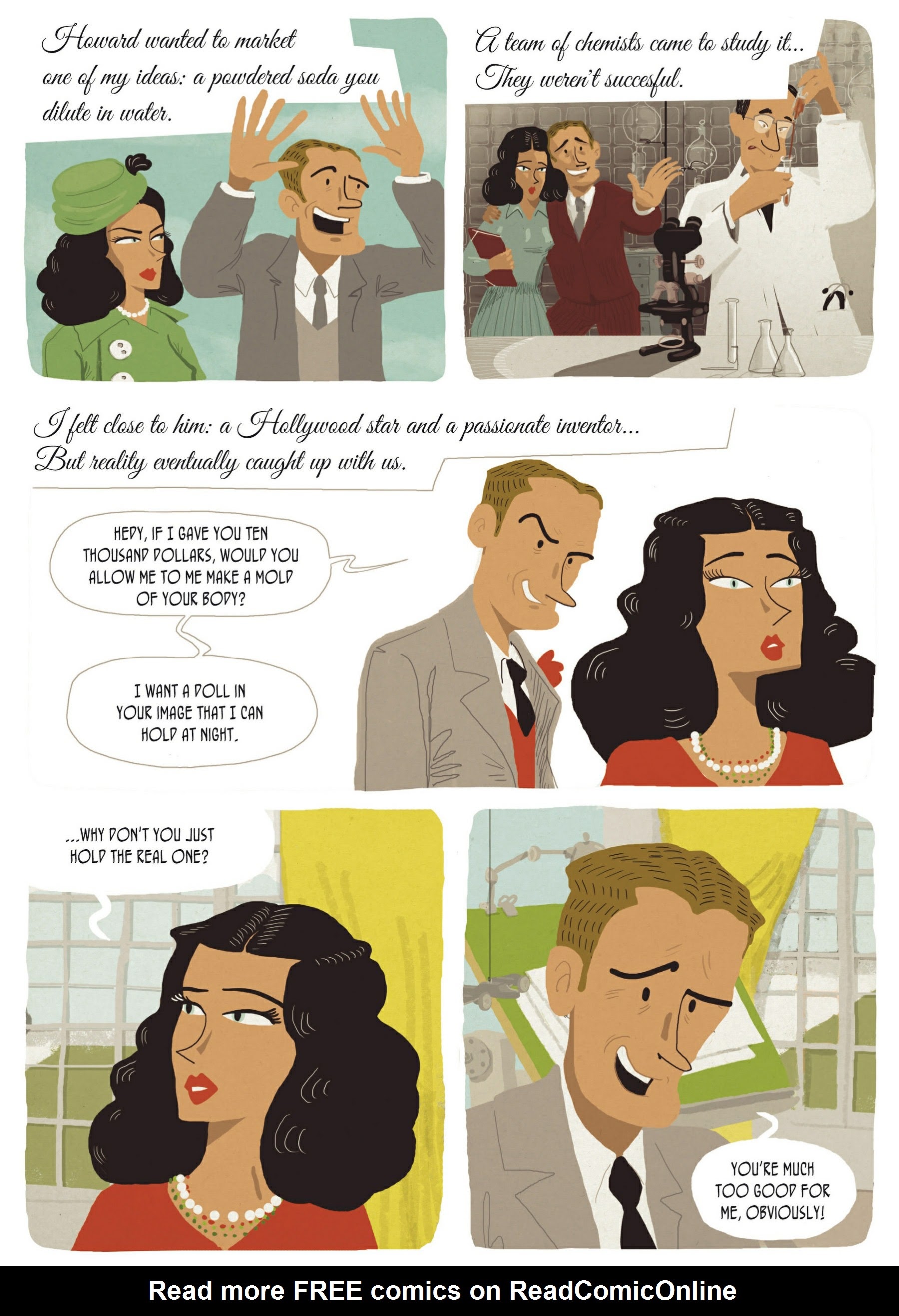 Read online Hedy Lamarr: An Incredible Life comic -  Issue # TPB (Part 2) - 3