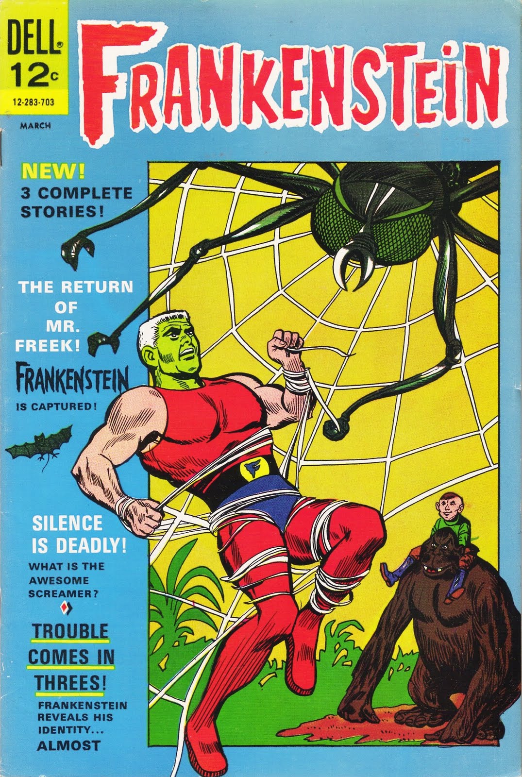 Read online Frankenstein (1964) comic -  Issue #4 - 1