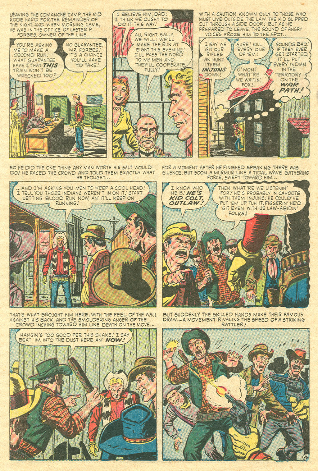 Read online Kid Colt Outlaw comic -  Issue #36 - 30