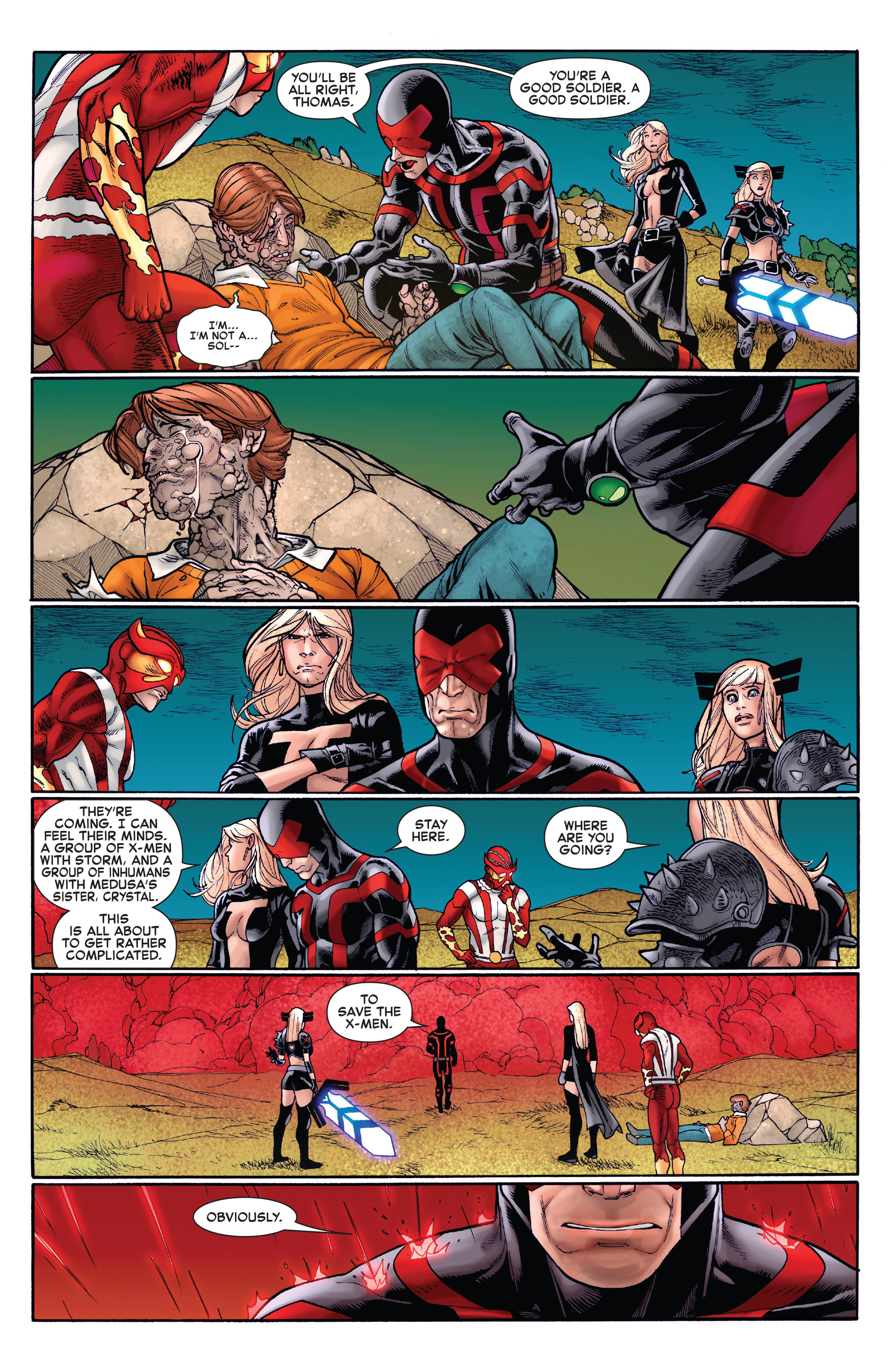 Read online Death of X comic -  Issue #4 - 13