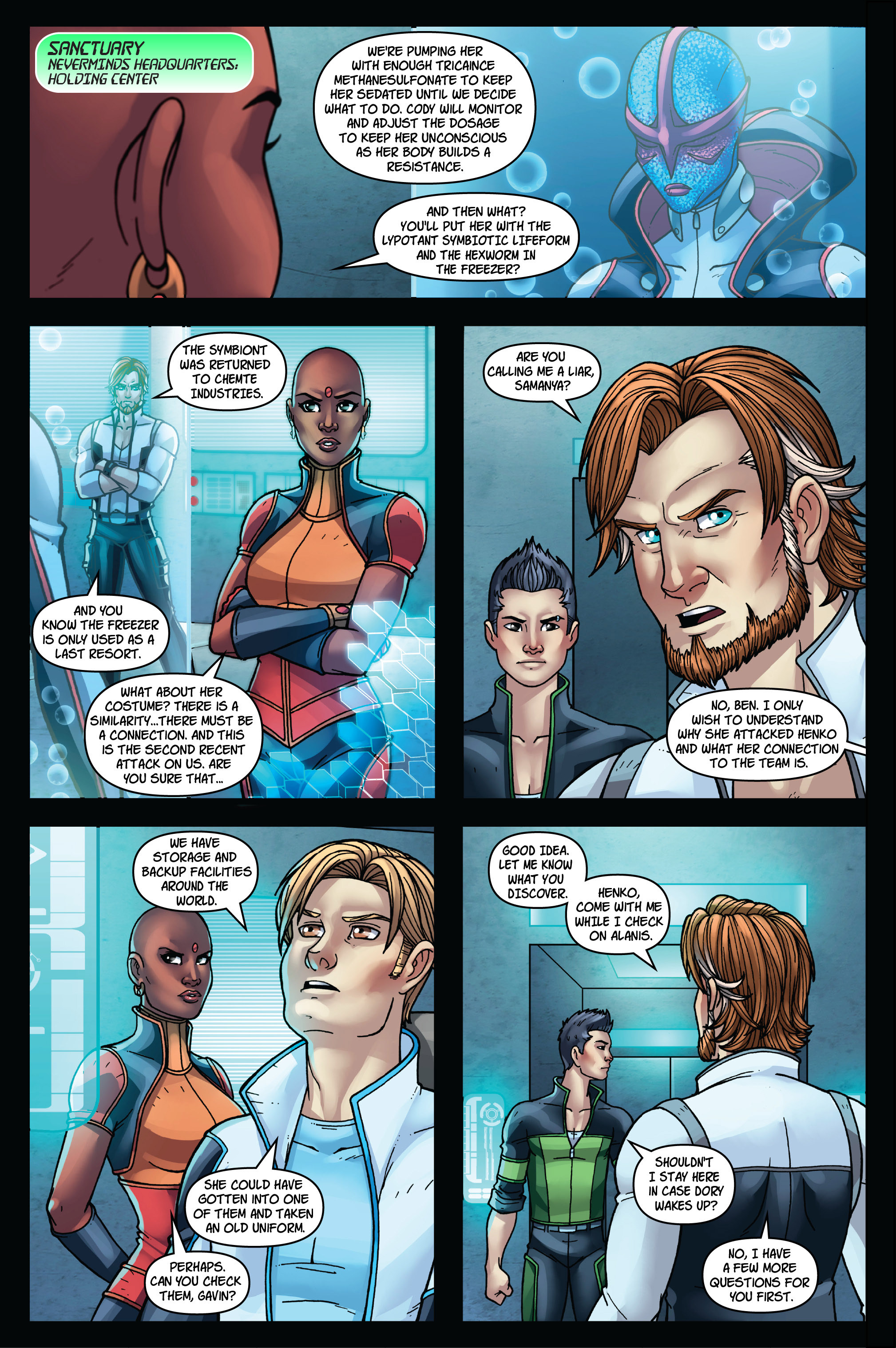 Read online Neverminds comic -  Issue #4 - 11