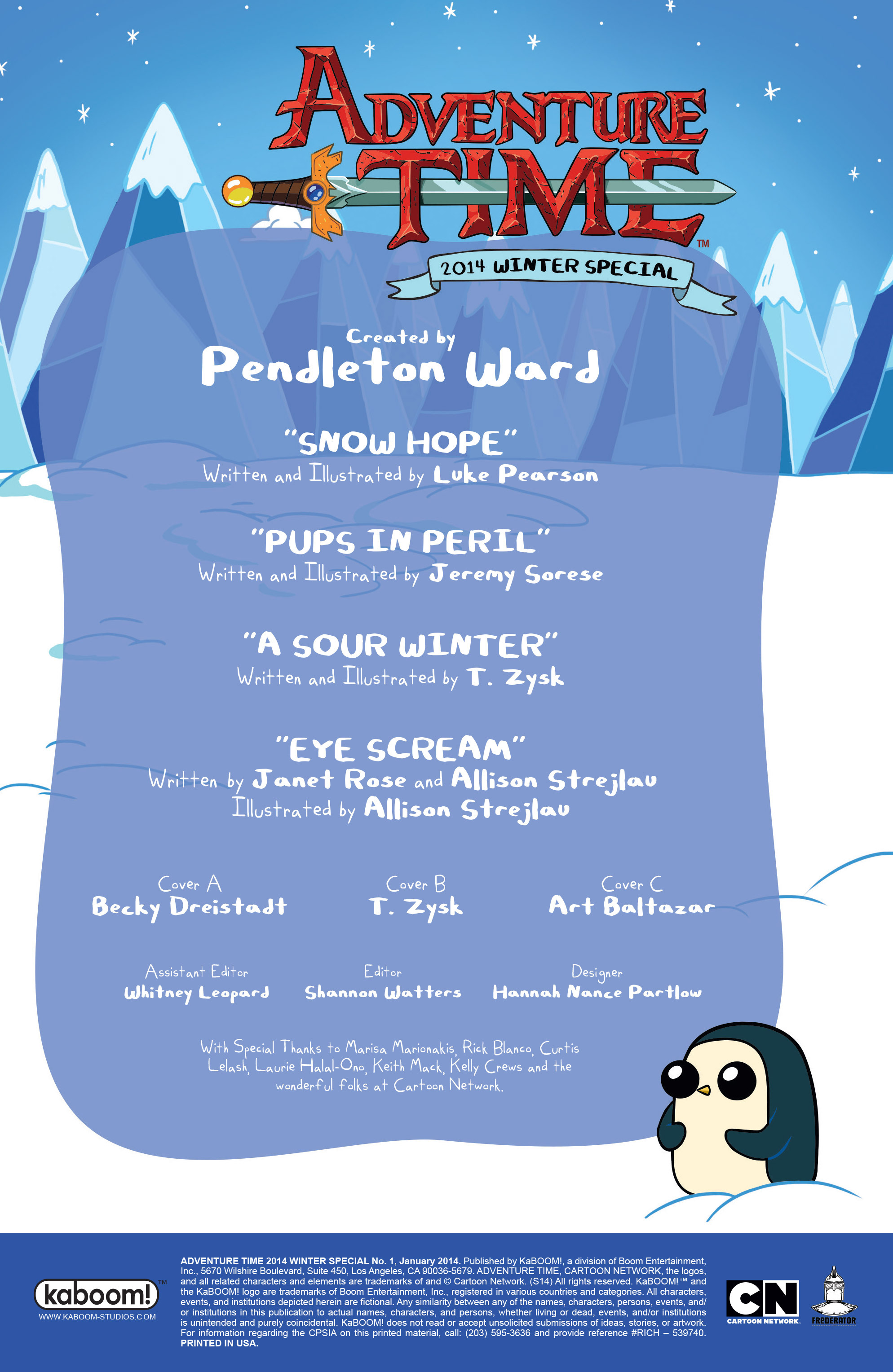 Read online Adventure Time 2014 Winter Special comic -  Issue #Adventure Time 2014 Winter Special Full - 4