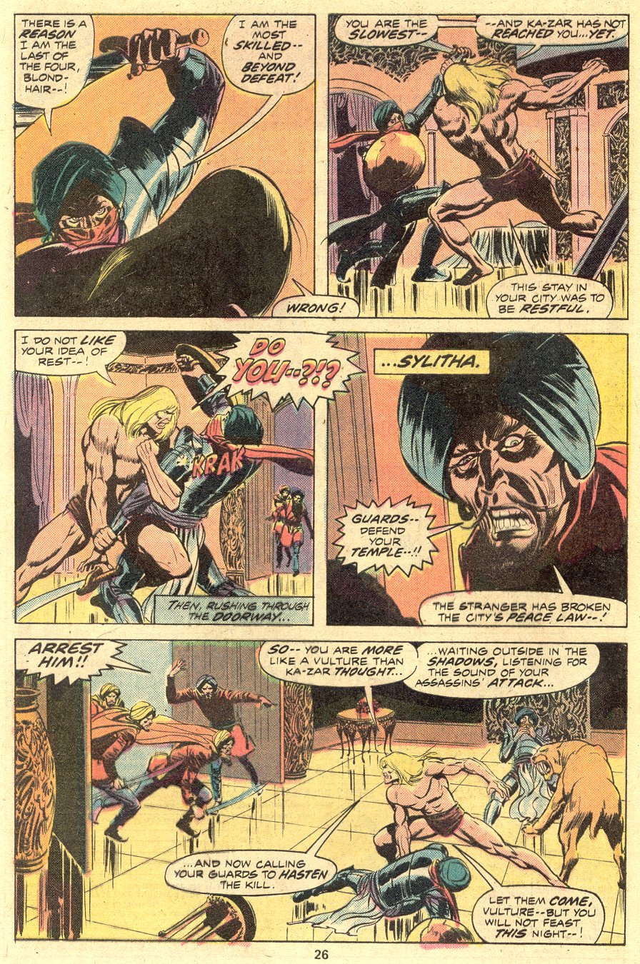 Read online Ka-Zar comic -  Issue #10 - 17