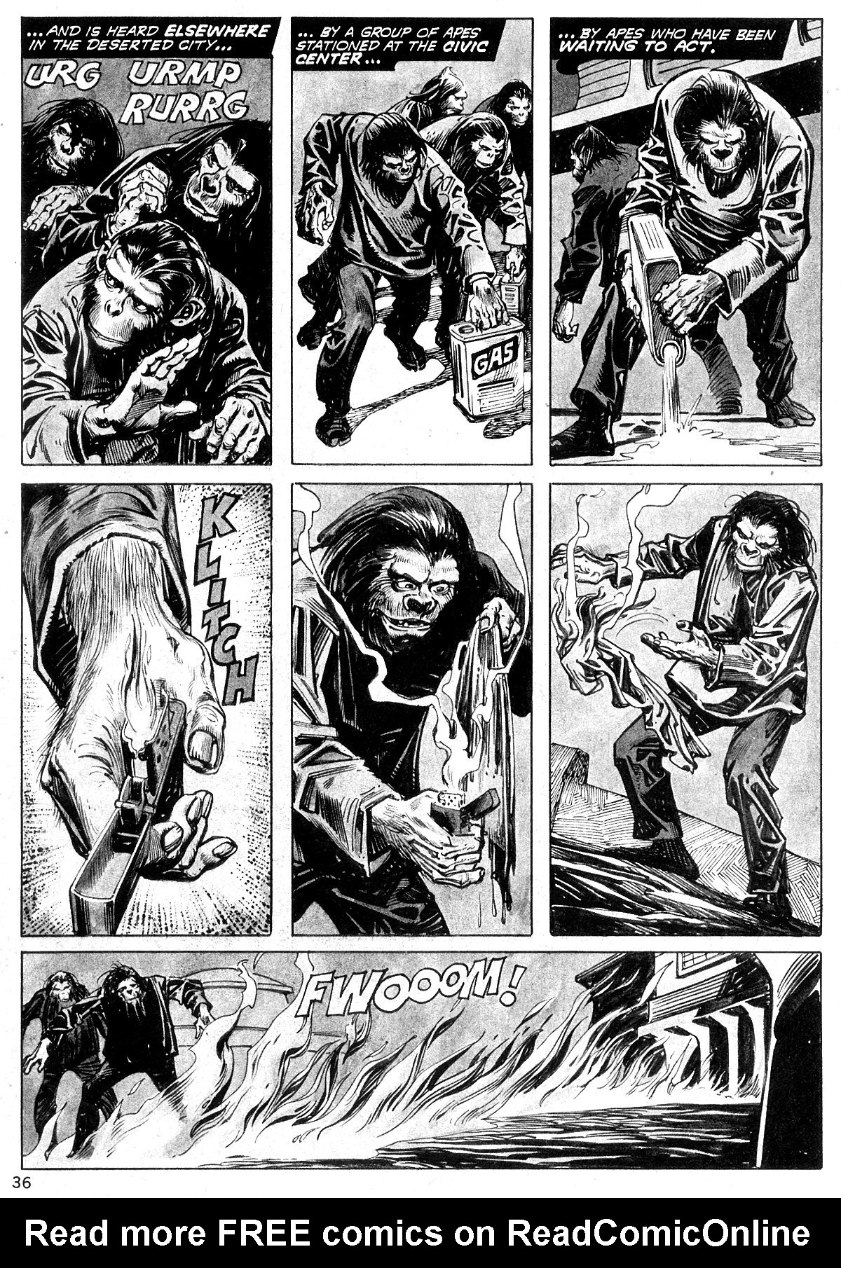 Read online Planet of the Apes comic -  Issue #21 - 35