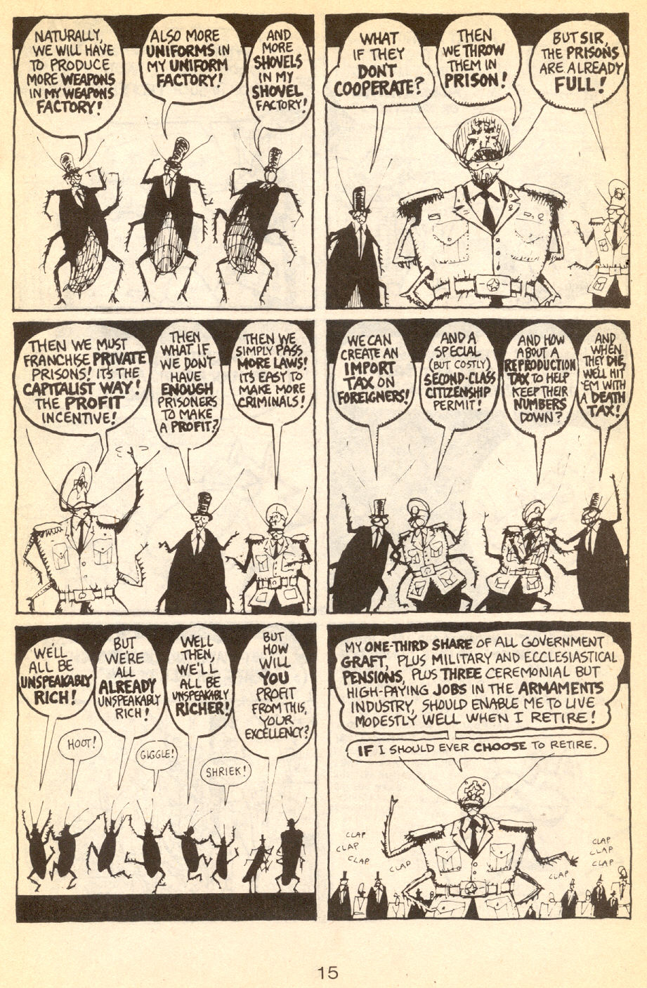 Read online Adventures of Fat Freddy's Cat comic -  Issue #6 - 17