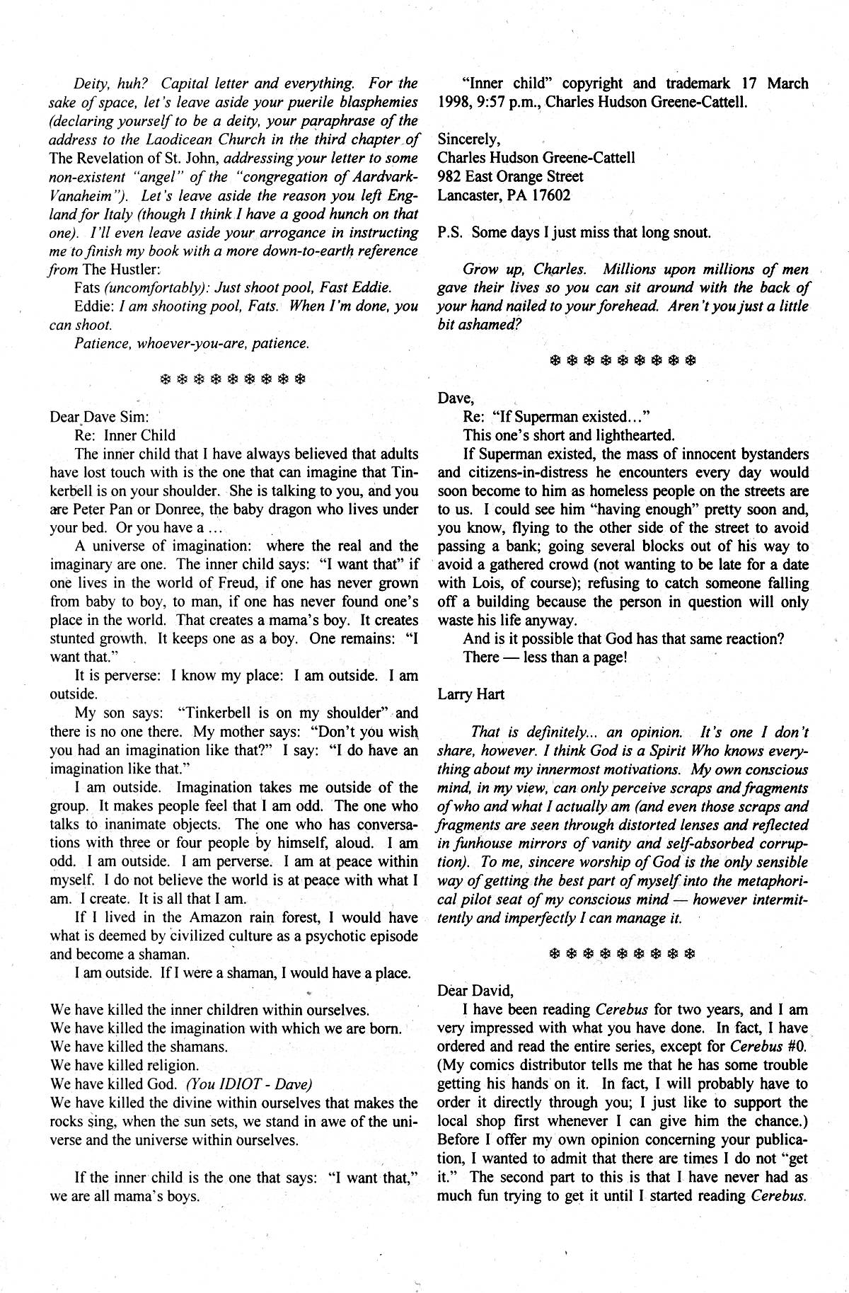 Read online Cerebus comic -  Issue #234 - 22