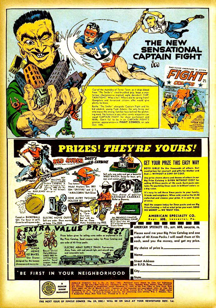 Read online Jungle Comics comic -  Issue #23 - 2