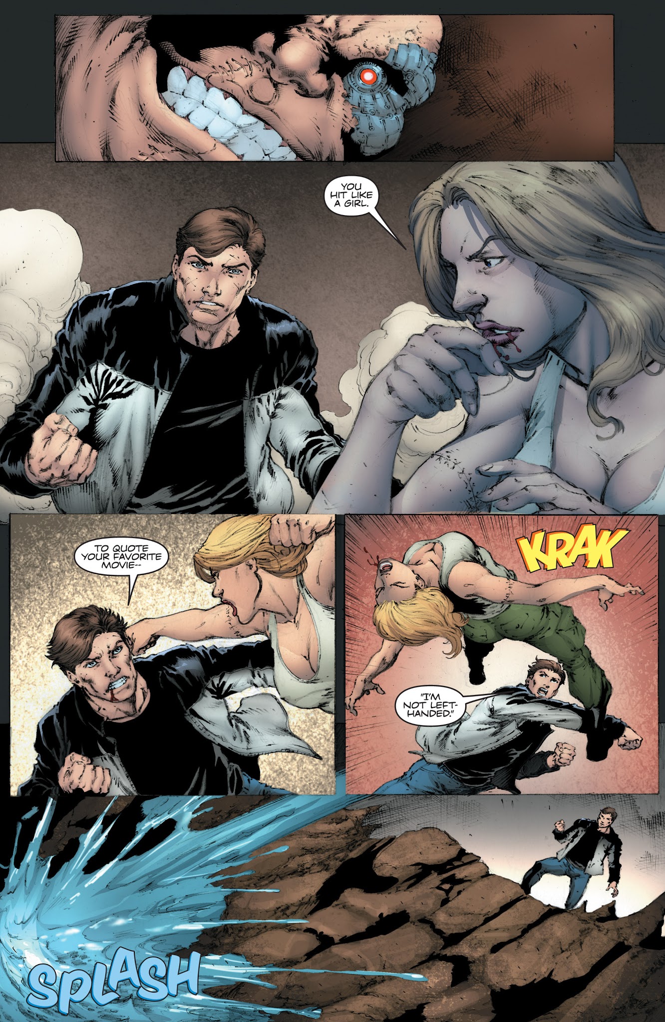 Read online The Bionic Man vs. The Bionic Woman comic -  Issue # TPB - 64