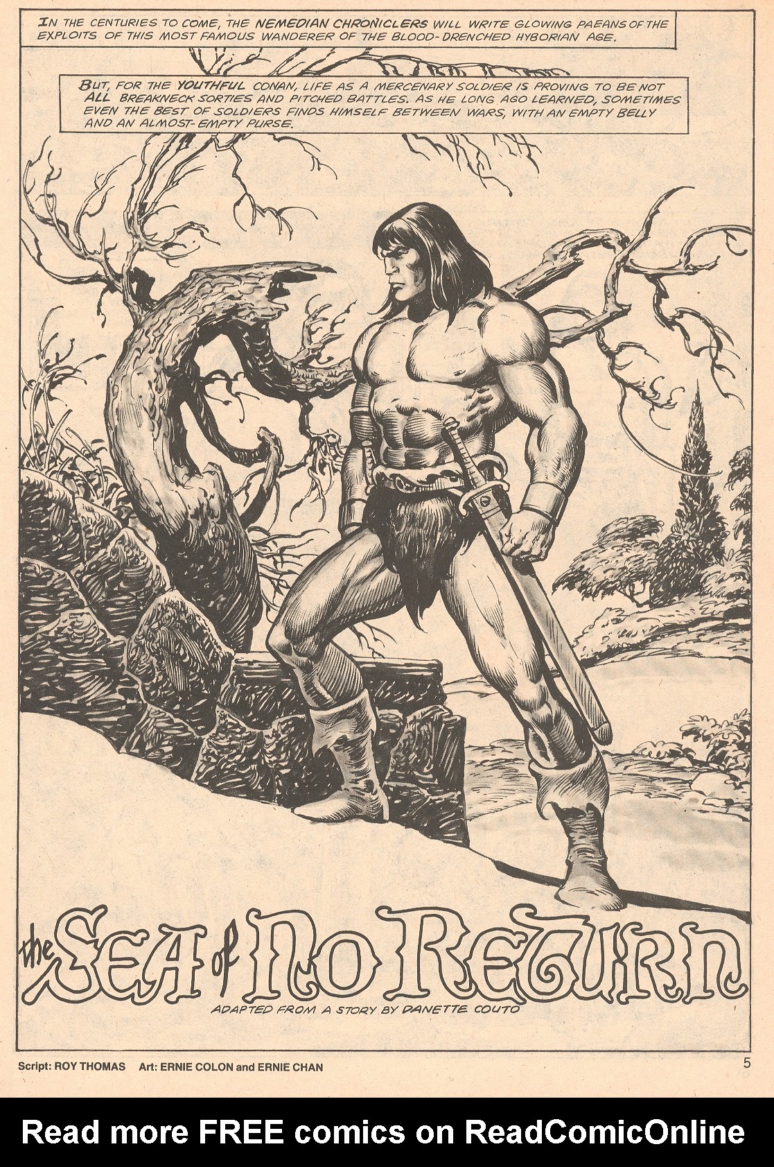 Read online The Savage Sword Of Conan comic -  Issue #66 - 5