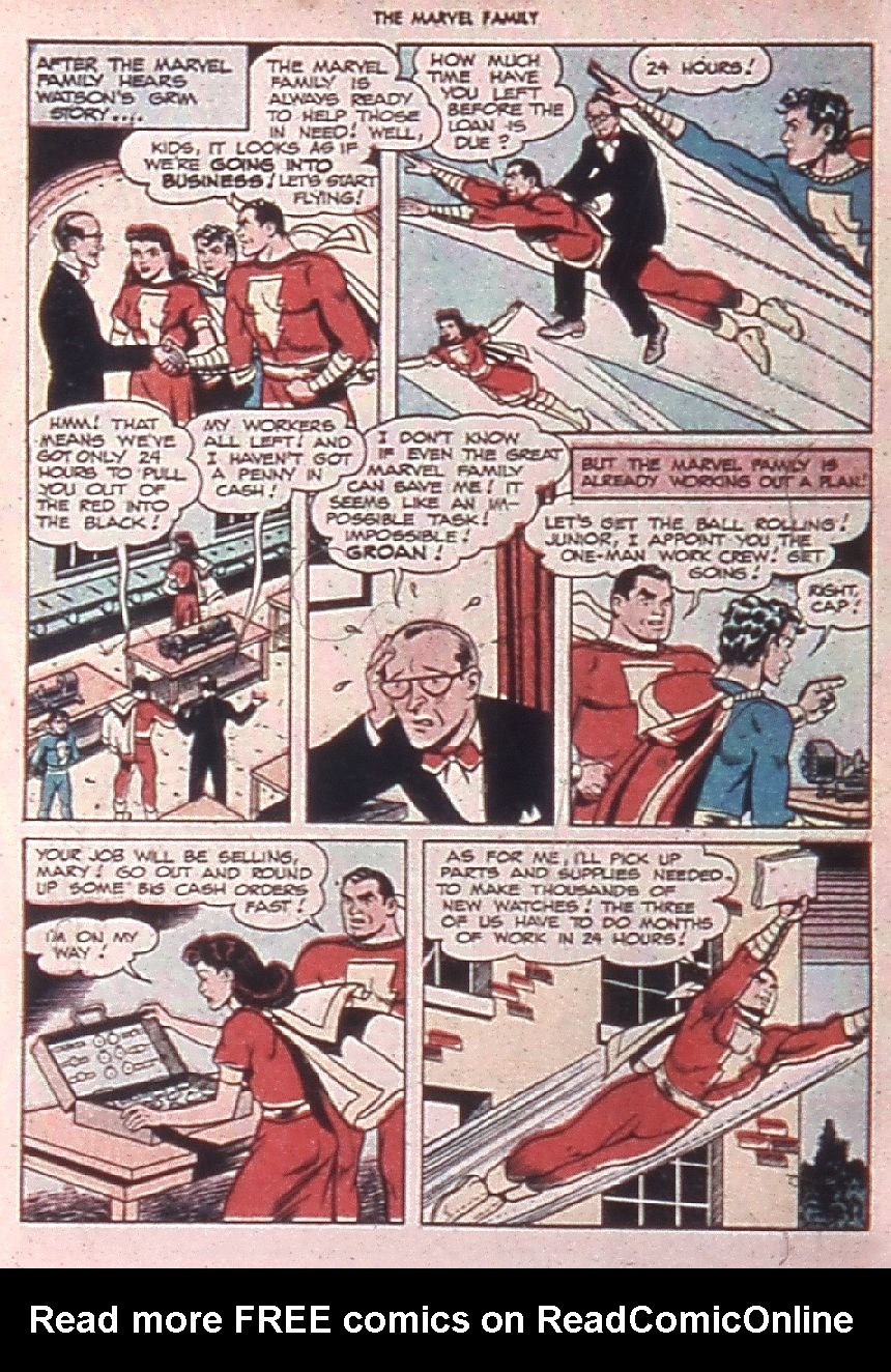 Read online The Marvel Family comic -  Issue #32 - 6