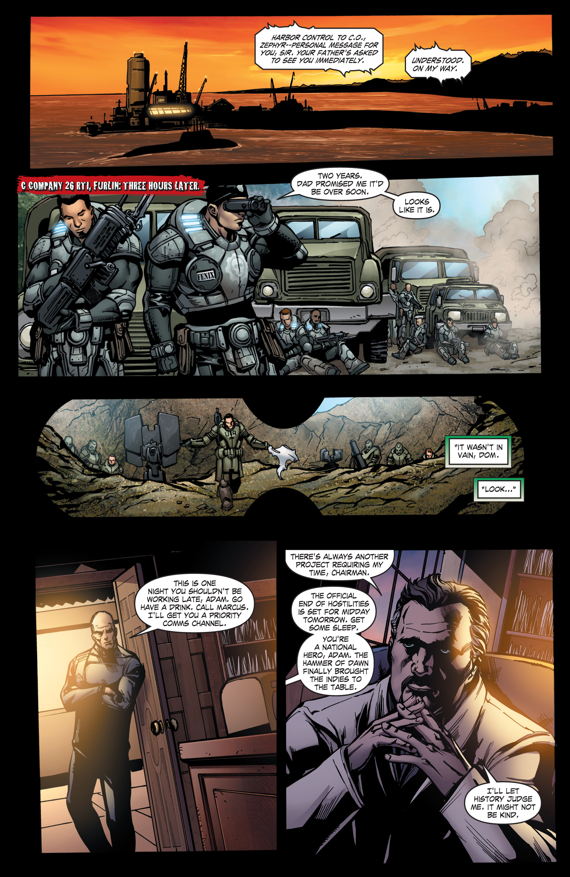 Read online Gears Of War comic -  Issue #18 - 19