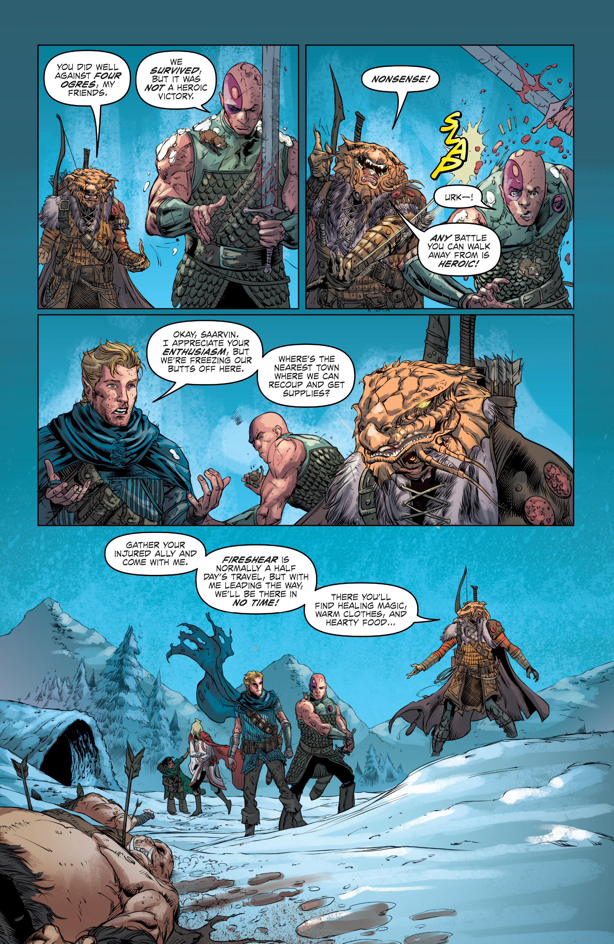 Read online Dungeons And Dragons: Baldur’s Gate 100-Pager comic -  Issue # TPB - 70