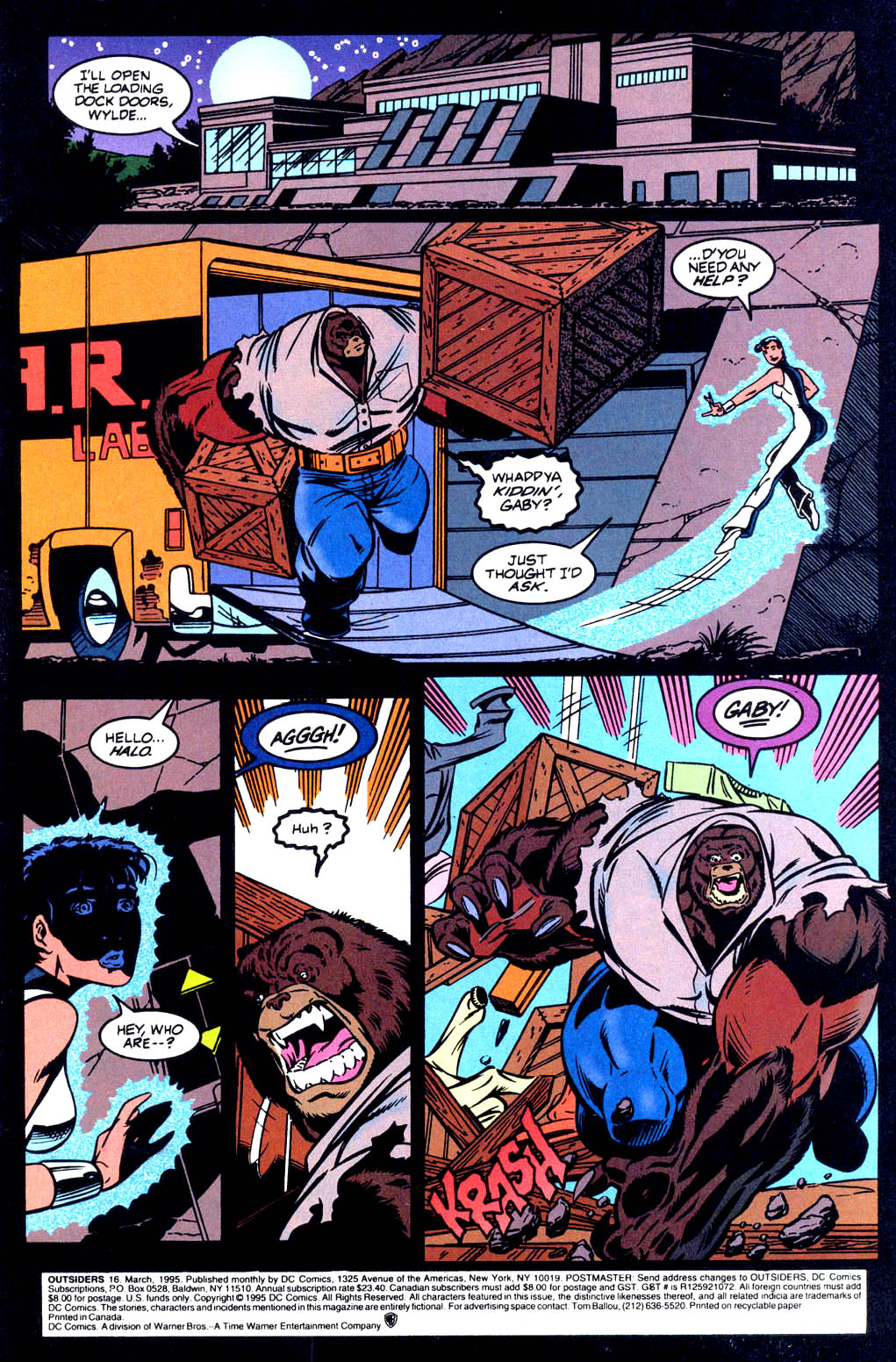 Read online Outsiders (1993) comic -  Issue #16 - 2