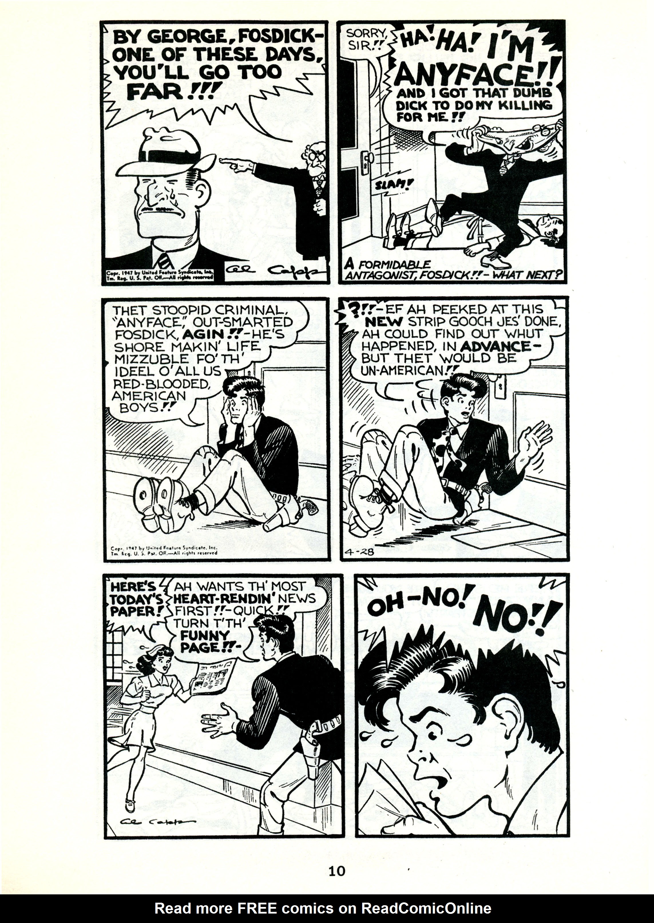 Read online Fearless Fosdick comic -  Issue # TPB - 11