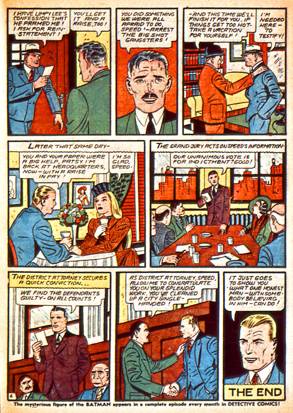 Read online Detective Comics (1937) comic -  Issue #37 - 42