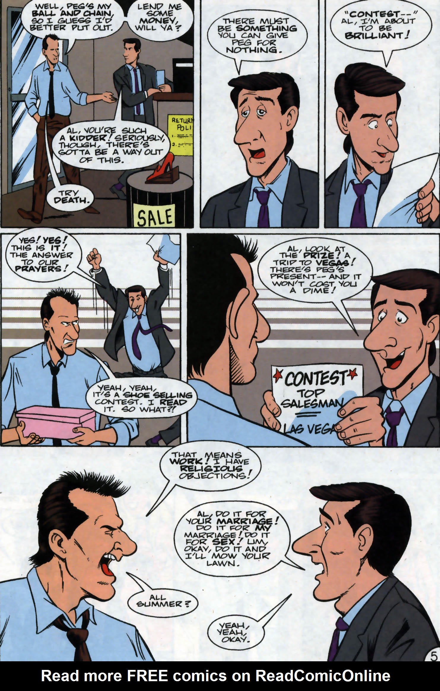 Read online Married... with Children (1990) comic -  Issue #2 - 6