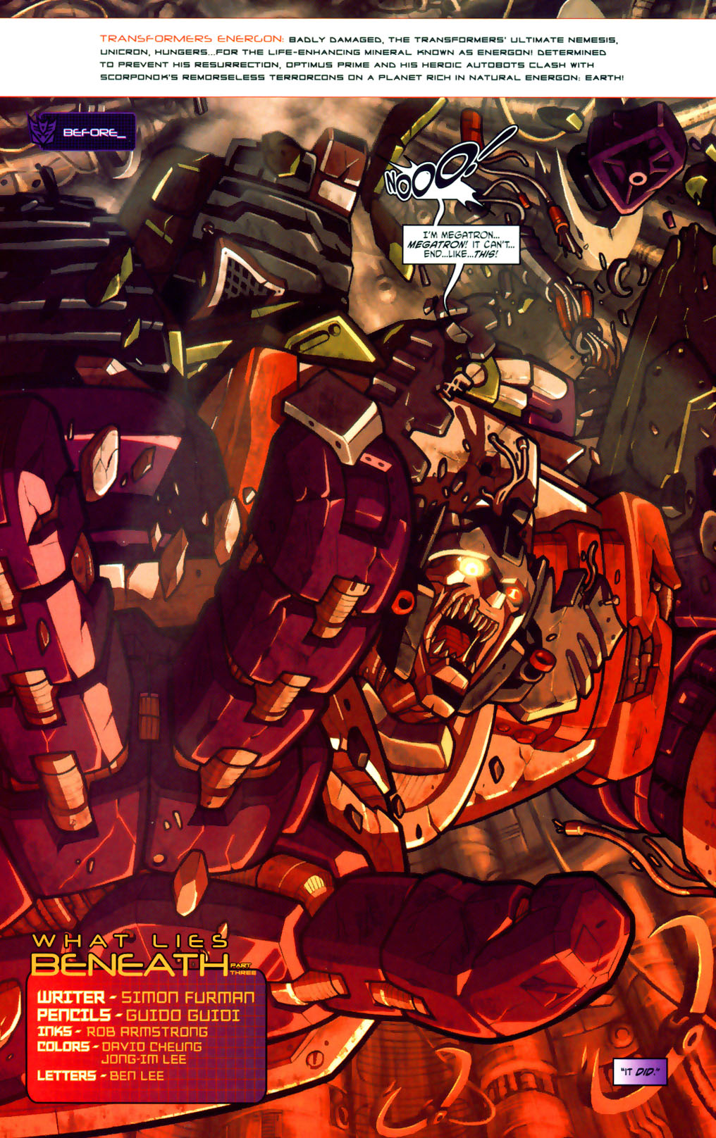 Read online Transformers Energon comic -  Issue #22 - 2