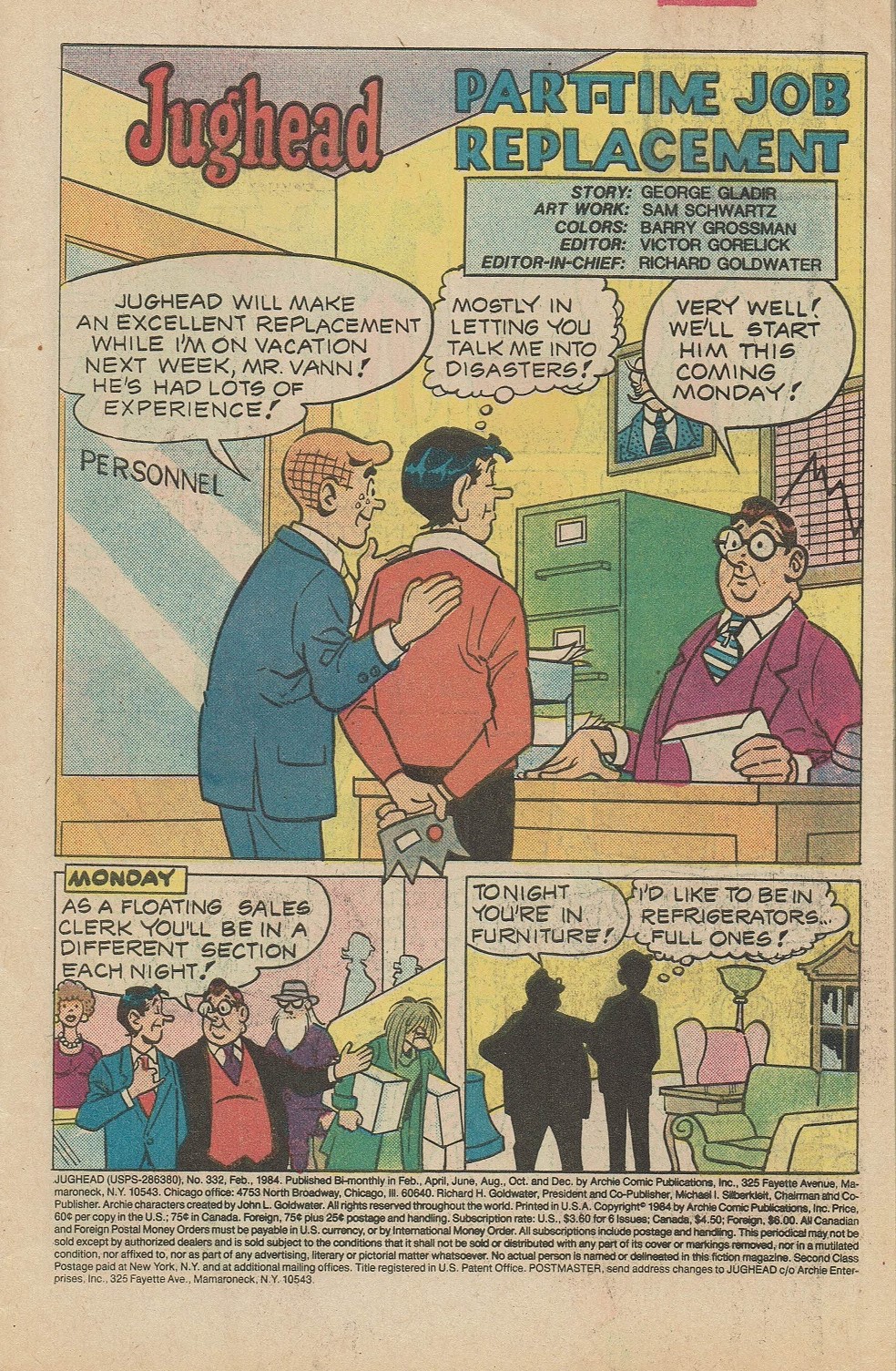 Read online Jughead (1965) comic -  Issue #332 - 3