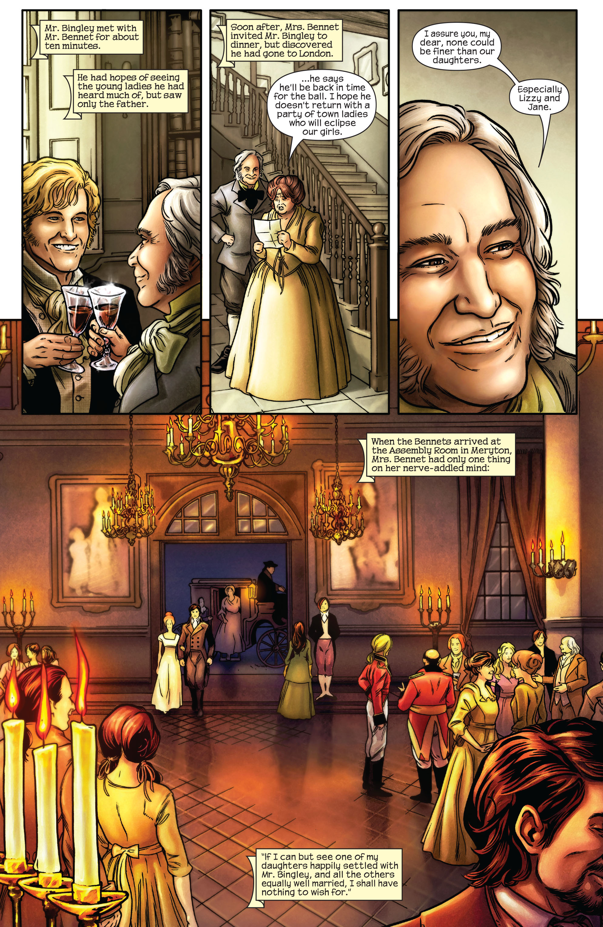 Read online Pride & Prejudice (2009) comic -  Issue #1 - 7