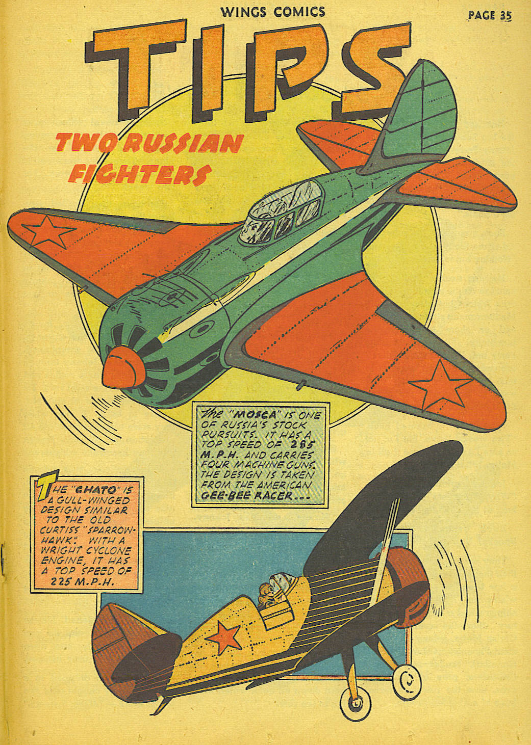 Read online Wings Comics comic -  Issue #18 - 36