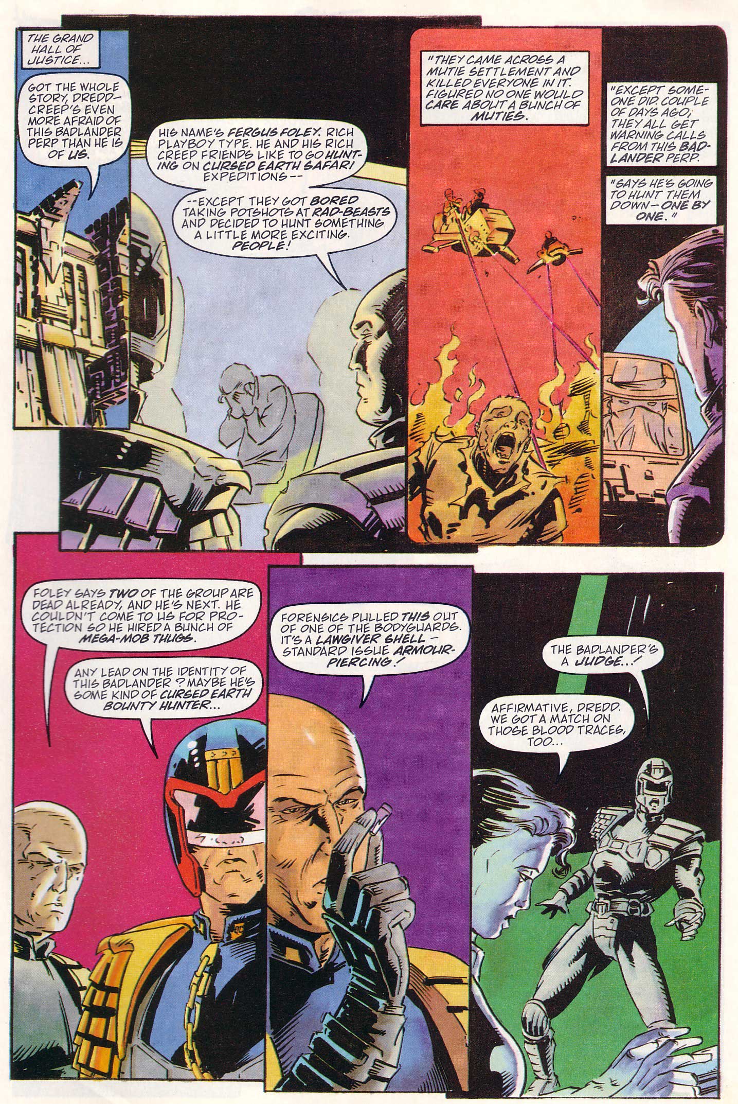 Read online Judge Dredd Lawman of the Future comic -  Issue #23 - 23