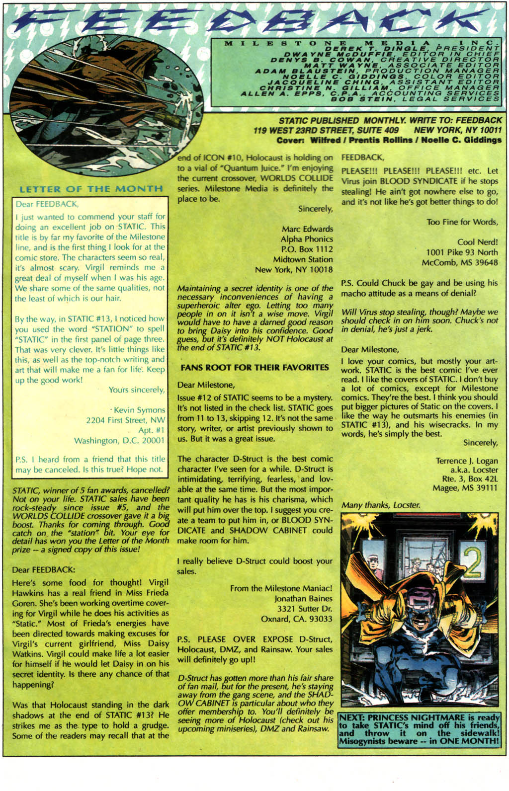 Read online Static comic -  Issue #17 - 24